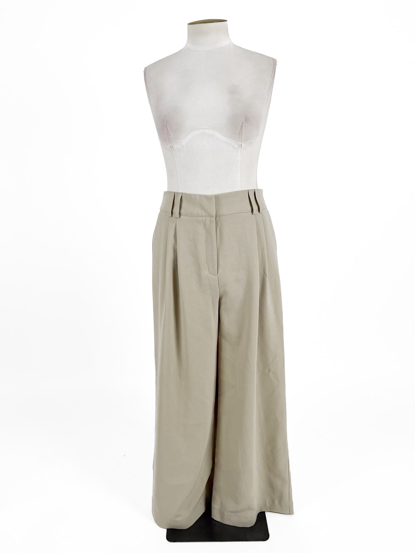 Glassons | Beige High waisted Wide leg Pants | Size 12