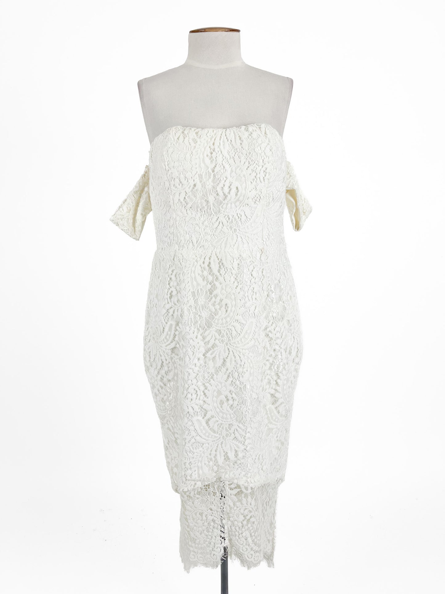 Miss Holly | White Formal Dress | Size L
