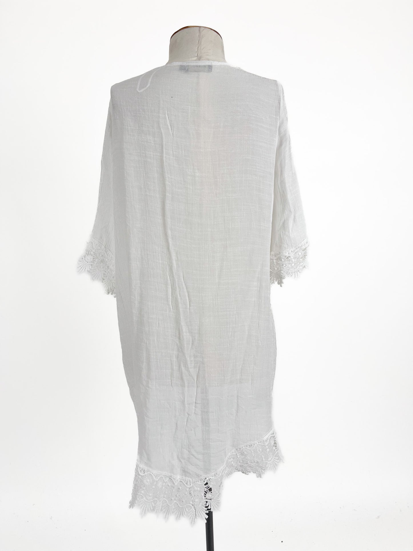 Mirrou | White Casual Cardigan | Size 10