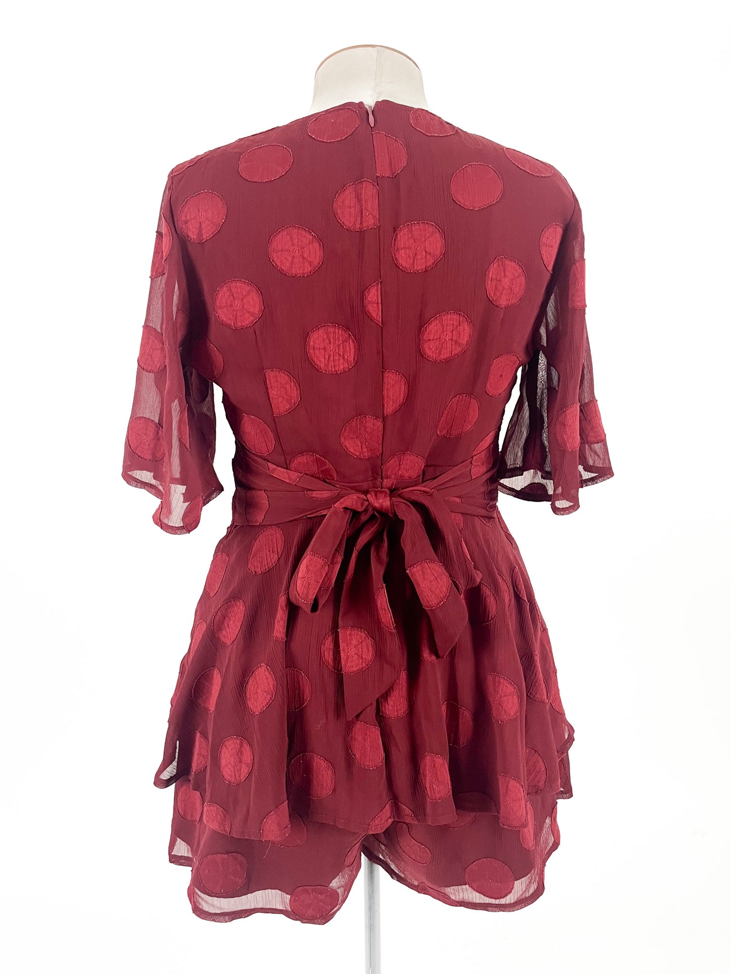 Dotti | Red Casual Playsuit | Size 12