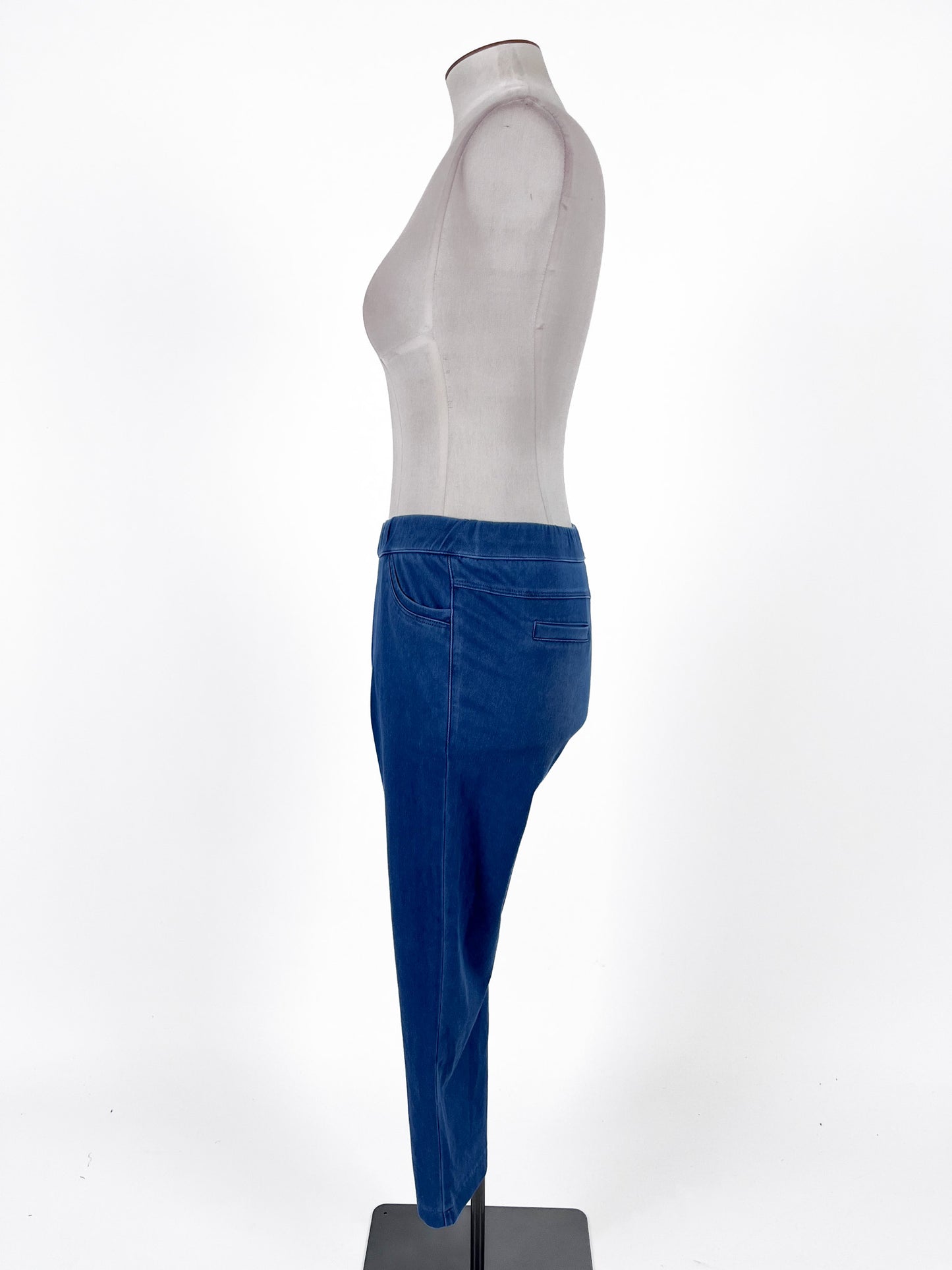 Presence | Blue Stretchy Straight fit Pants | Size 4XL