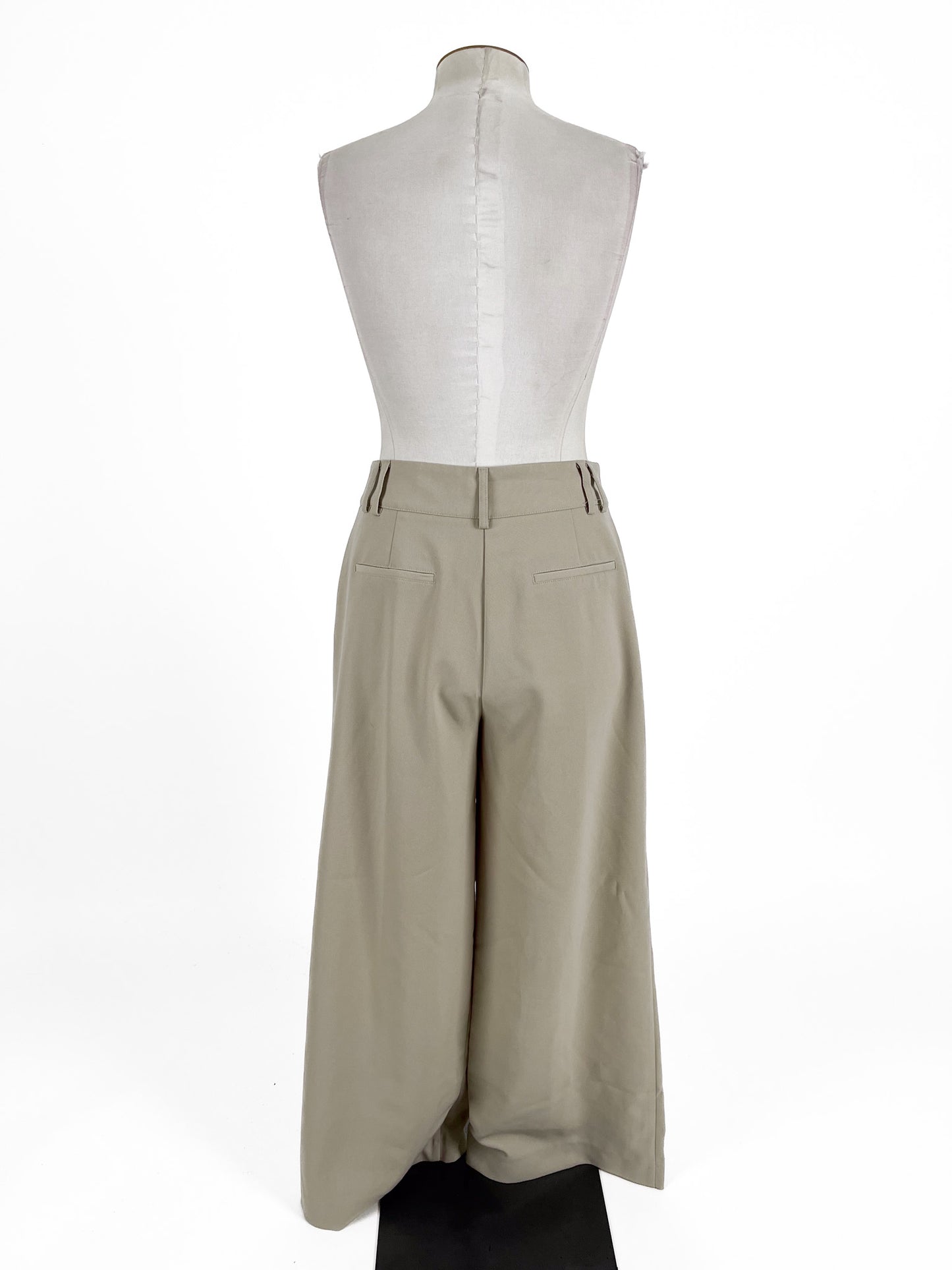 Glassons | Beige High waisted Wide leg Pants | Size 12