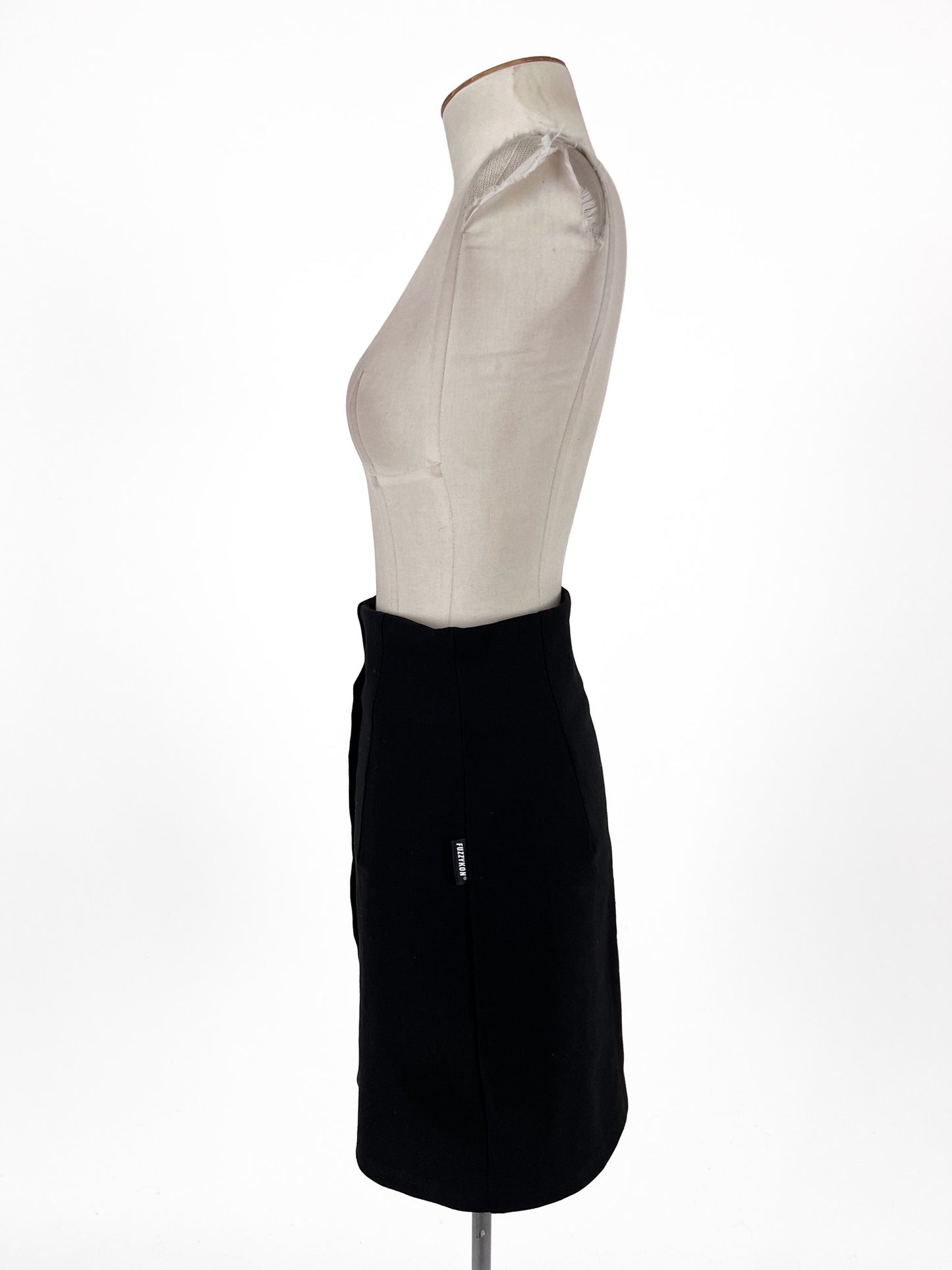 Fuzzy Kon | Black Workwear Skirt | Size M