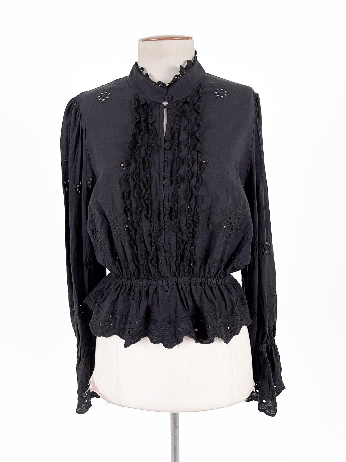 Ntrinsics Studio | Black Casual Top | Size S