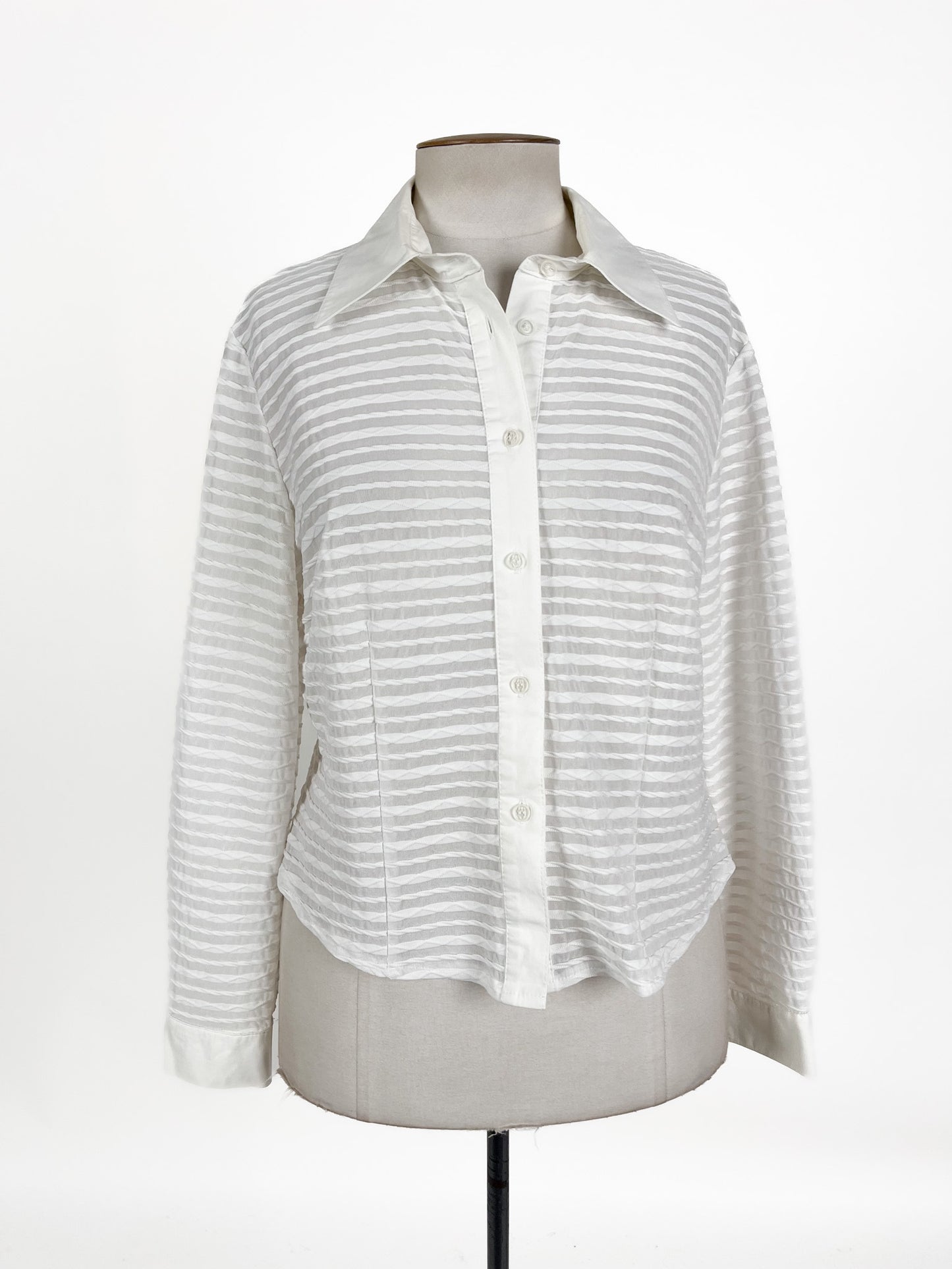 BETTY R | White Casual Top | Size 16