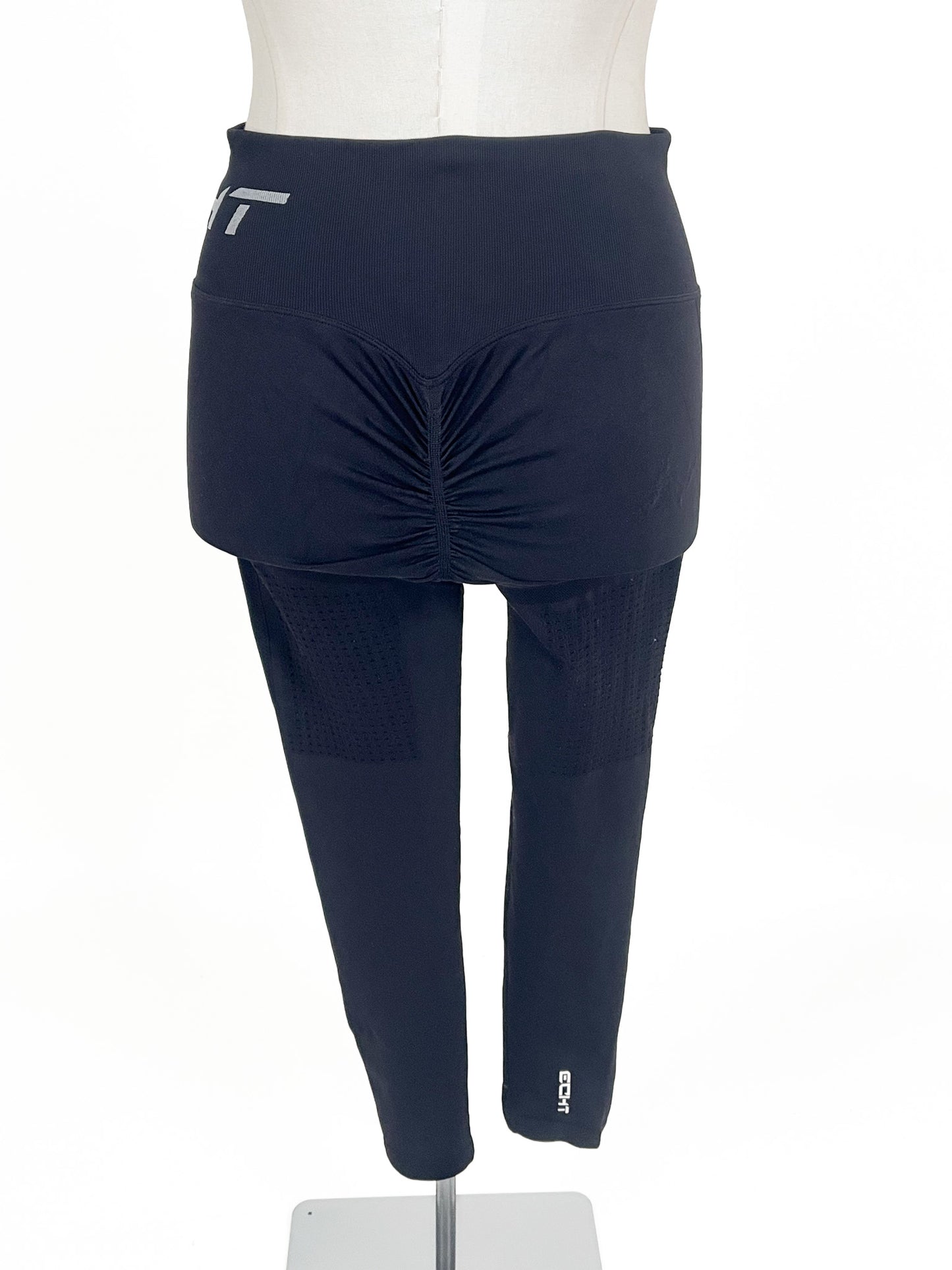 Echt | Black Activewear Bottom | Size S