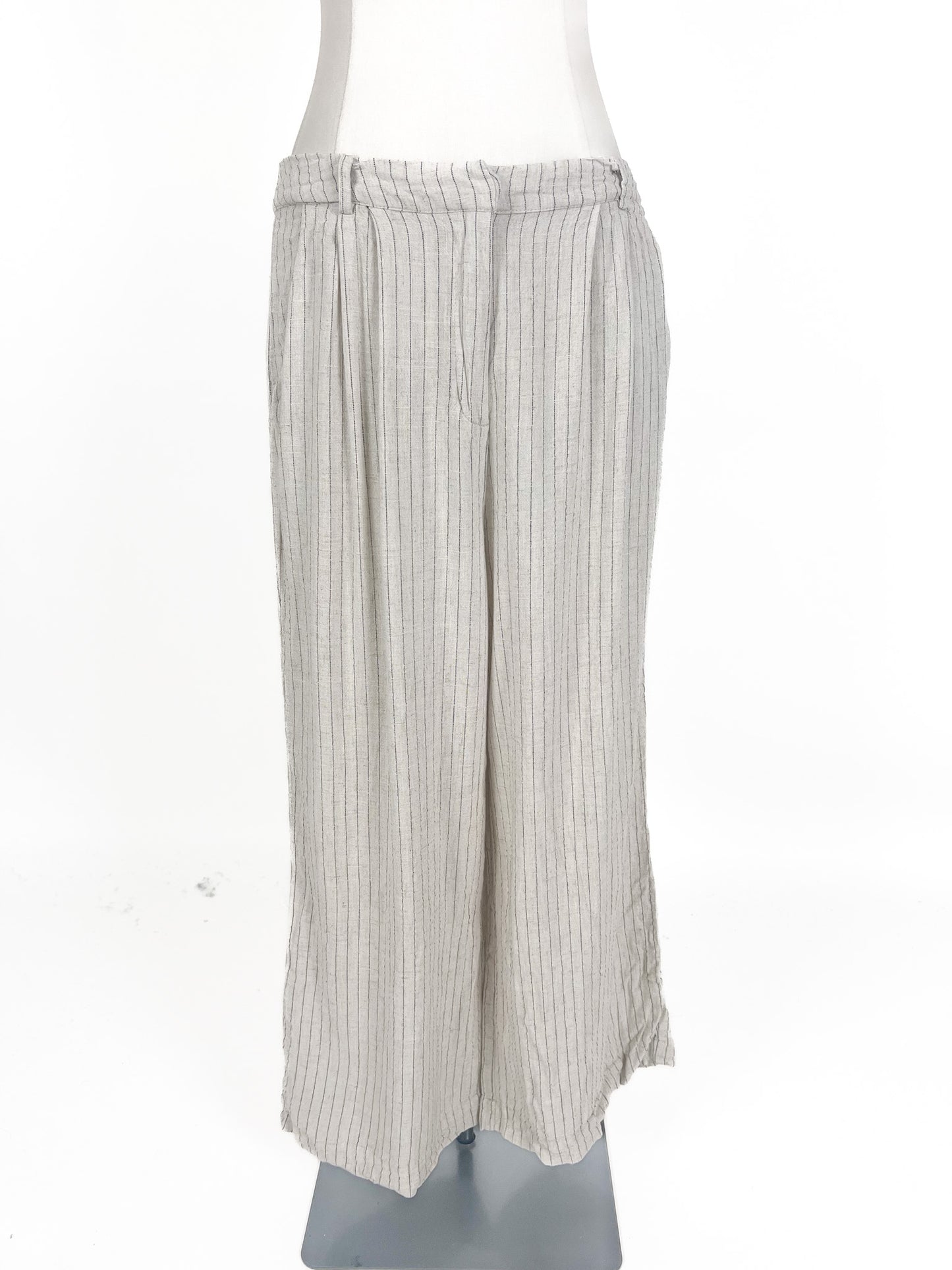 Fate + Becker | Beige Wide leg Pants | Size 10