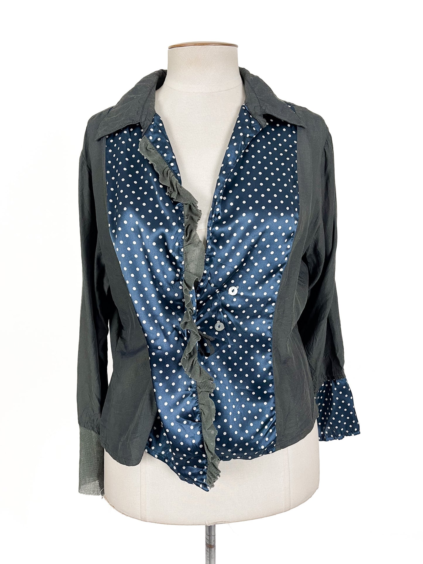 Annah. S. | Grey Casual Top | Size L
