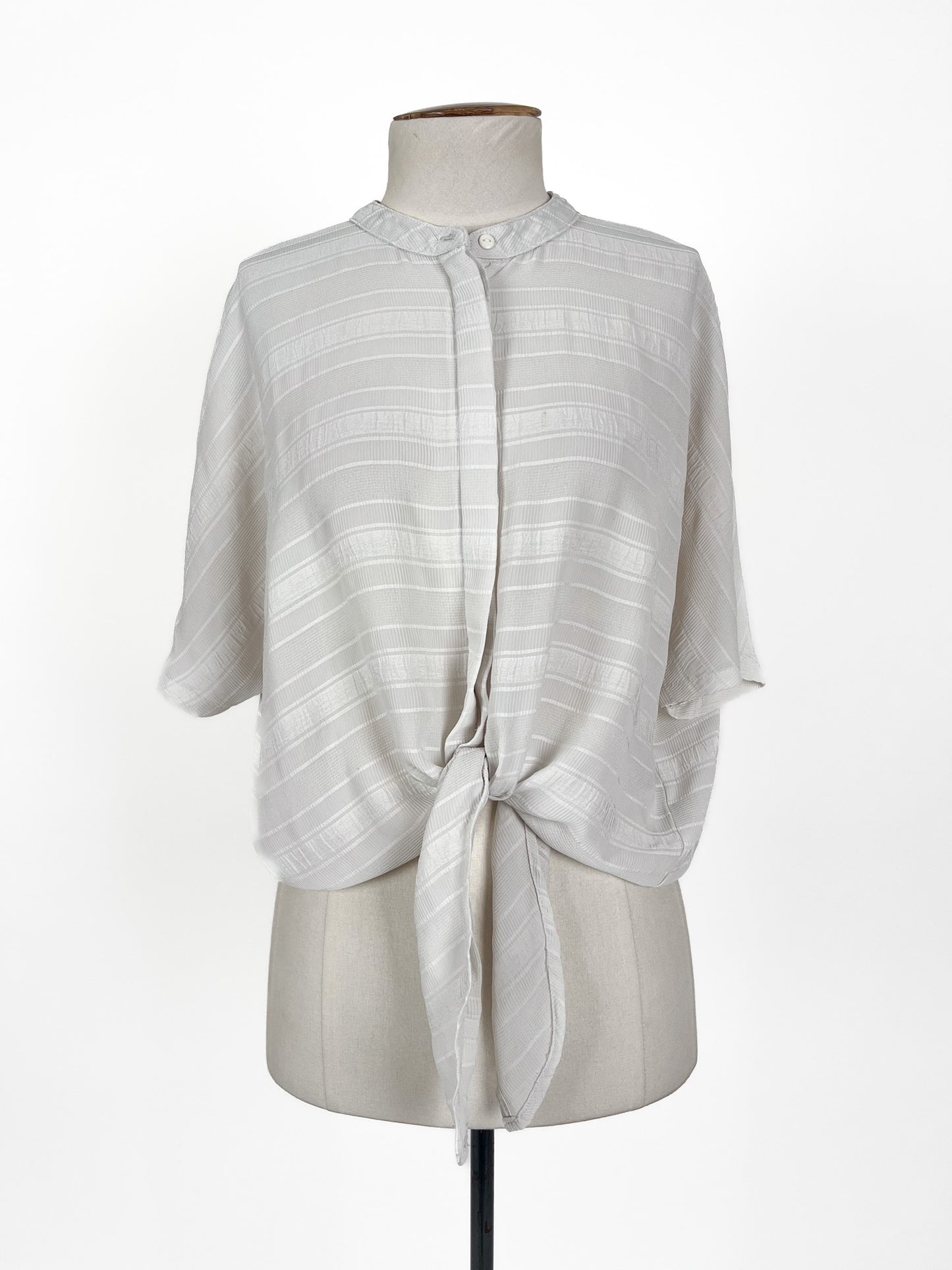 Jacqueline de Yong - White Blouse (Size 10)