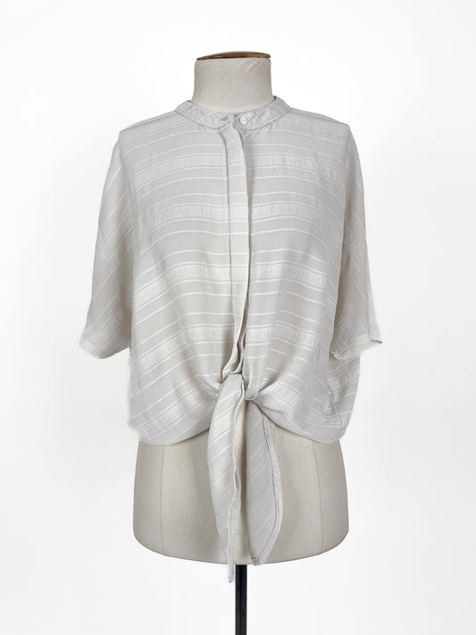 Jacqueline de Yong - White Blouse (Size 10)
