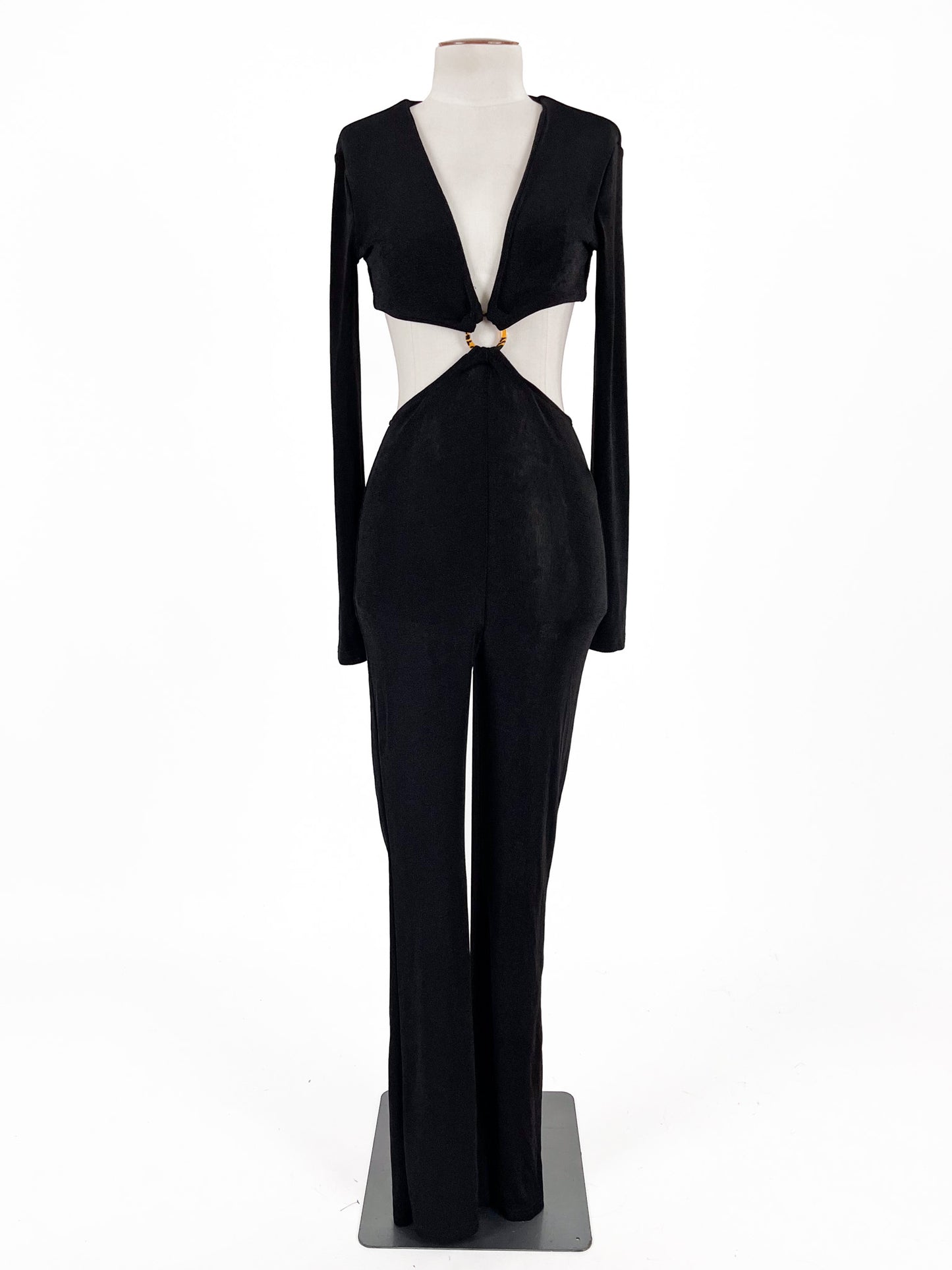 PepperMayo | Black Cocktail Jumpsuit | Size S