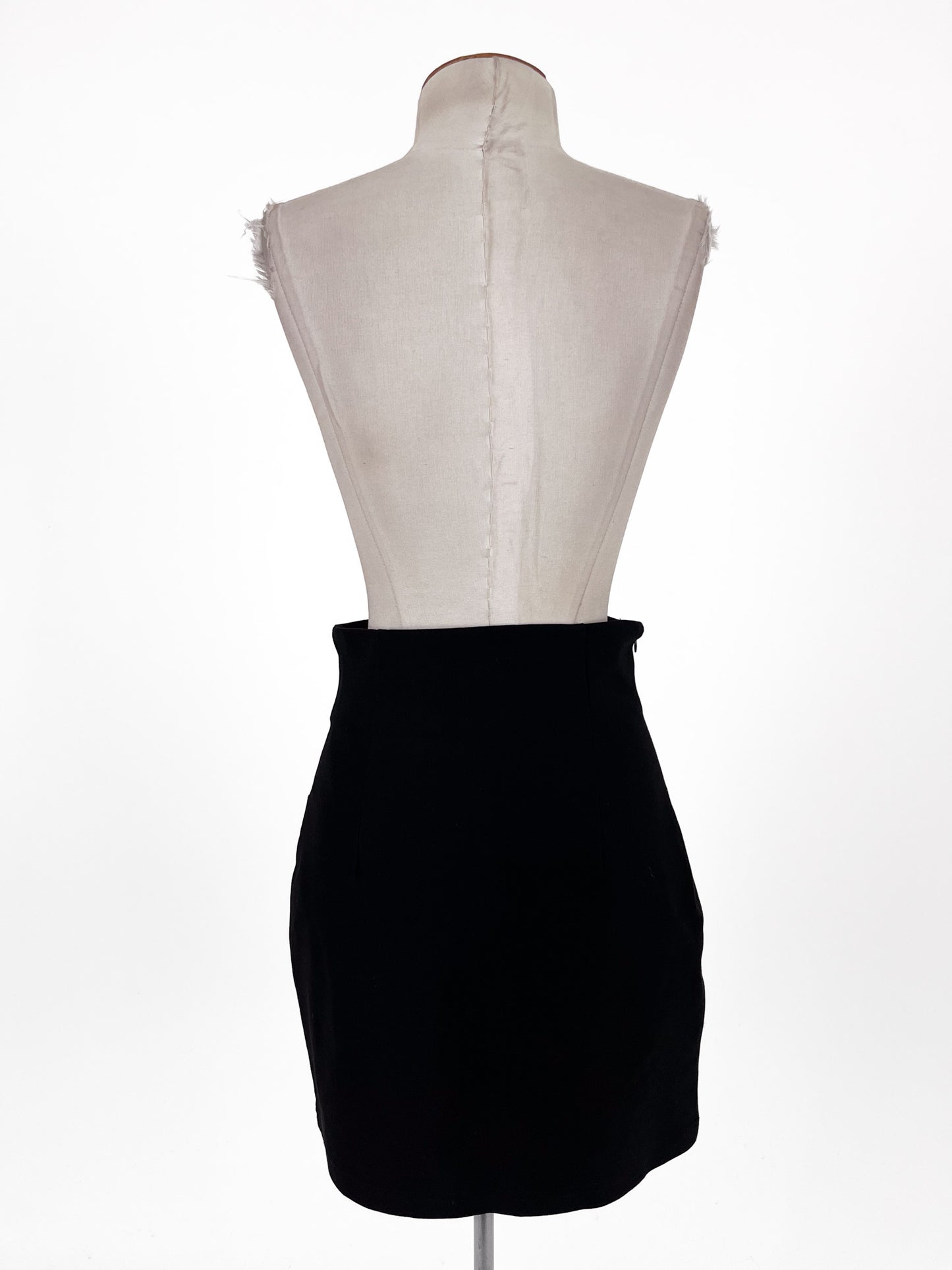Fuzzy Kon | Black Workwear Skirt | Size M