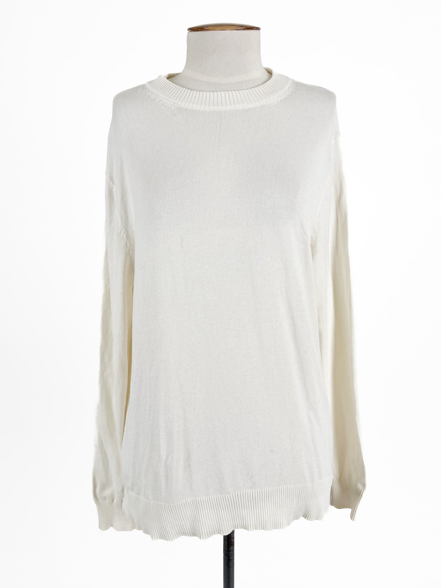H&M | White Casual Top | Size M