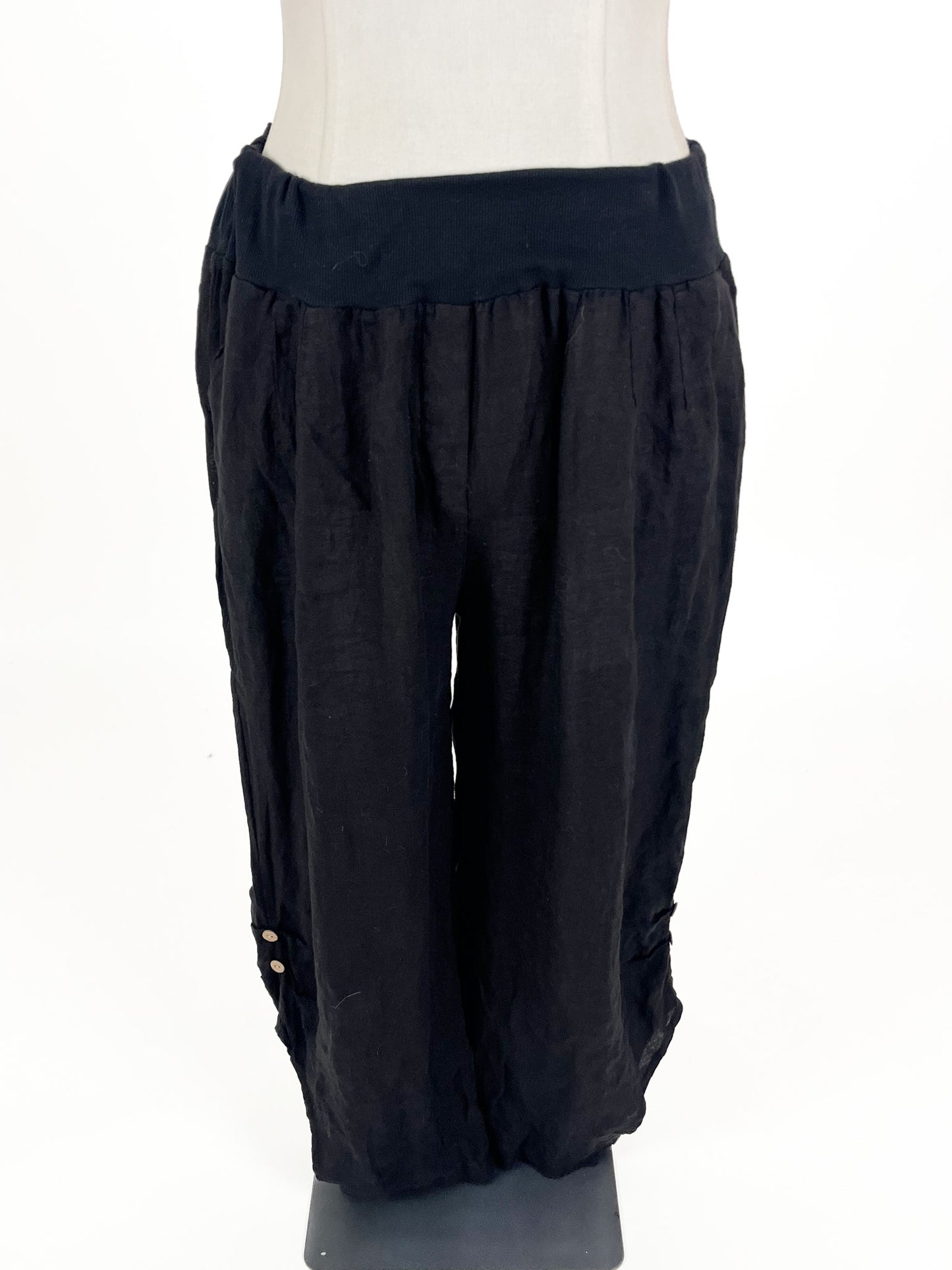 Helga May | Black Casual Pants | Size L