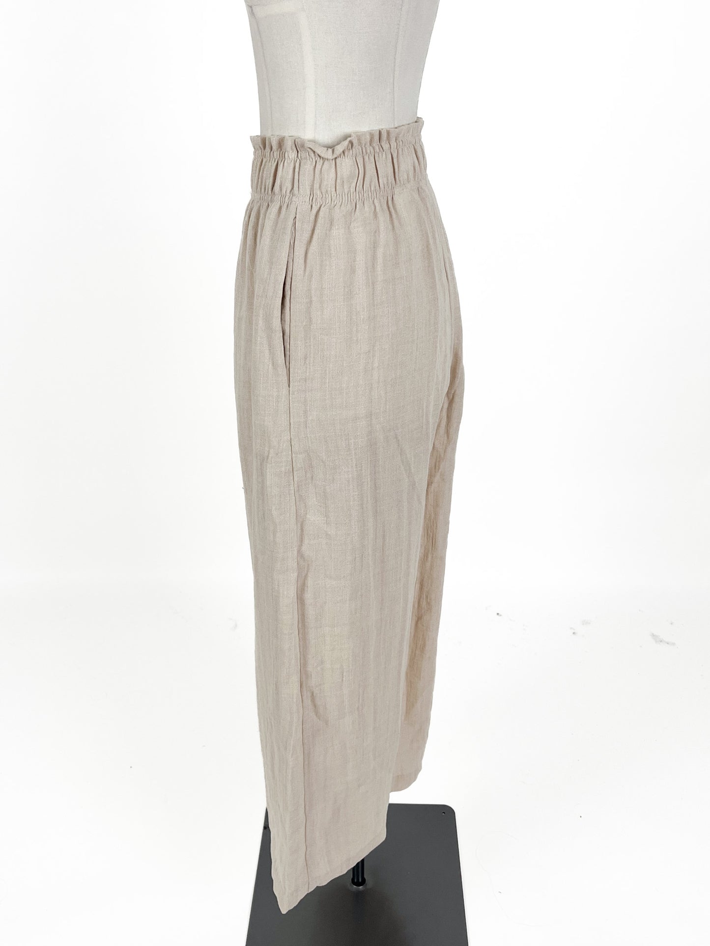 H&M | Beige Wide leg Pants | Size XS