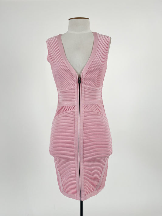 Herve Leger | Pink Cocktail/Workwear Dress | Size XS