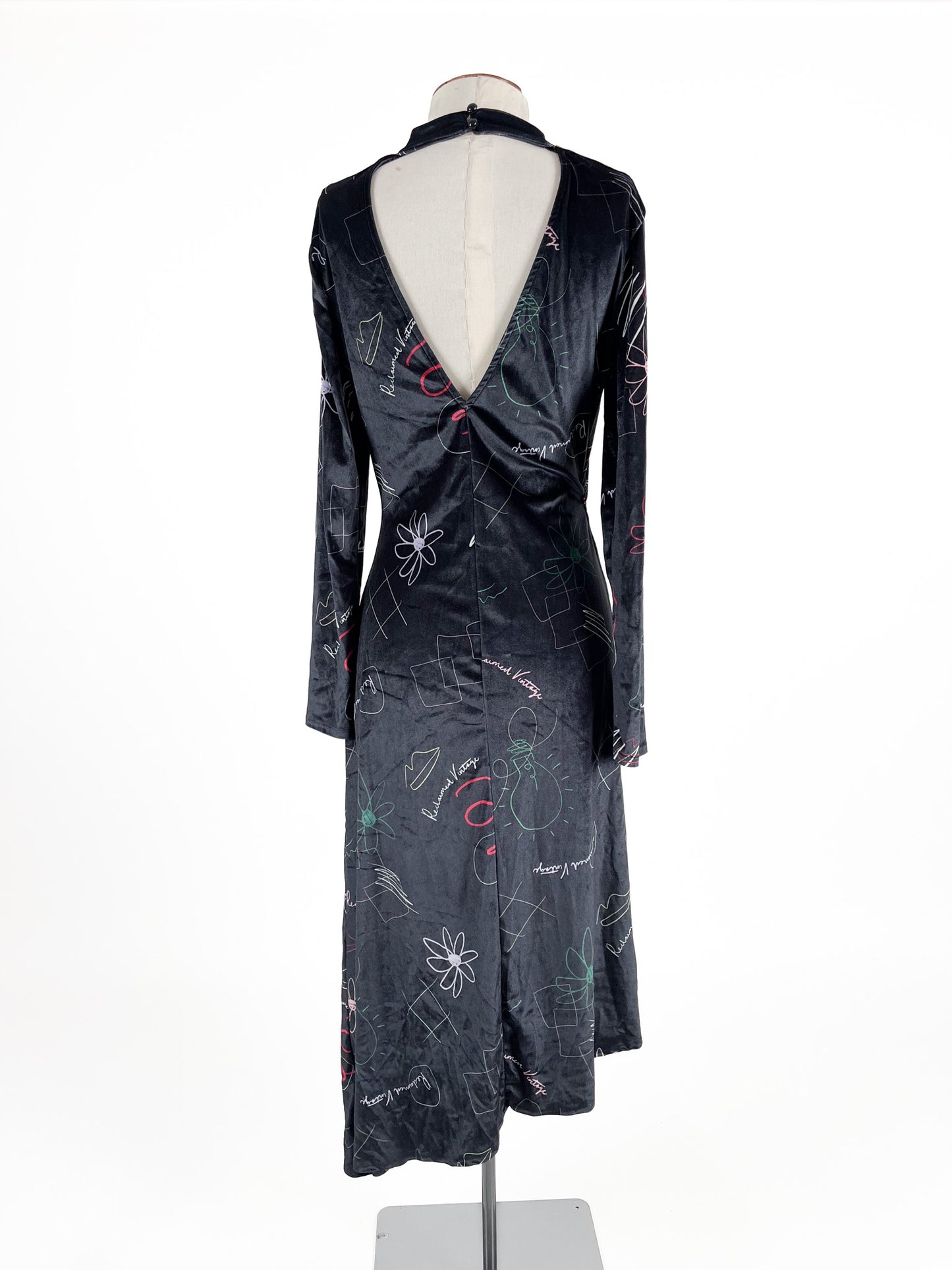 Reclaimed Vintage | Black Casual/Cocktail Dress | Size 12