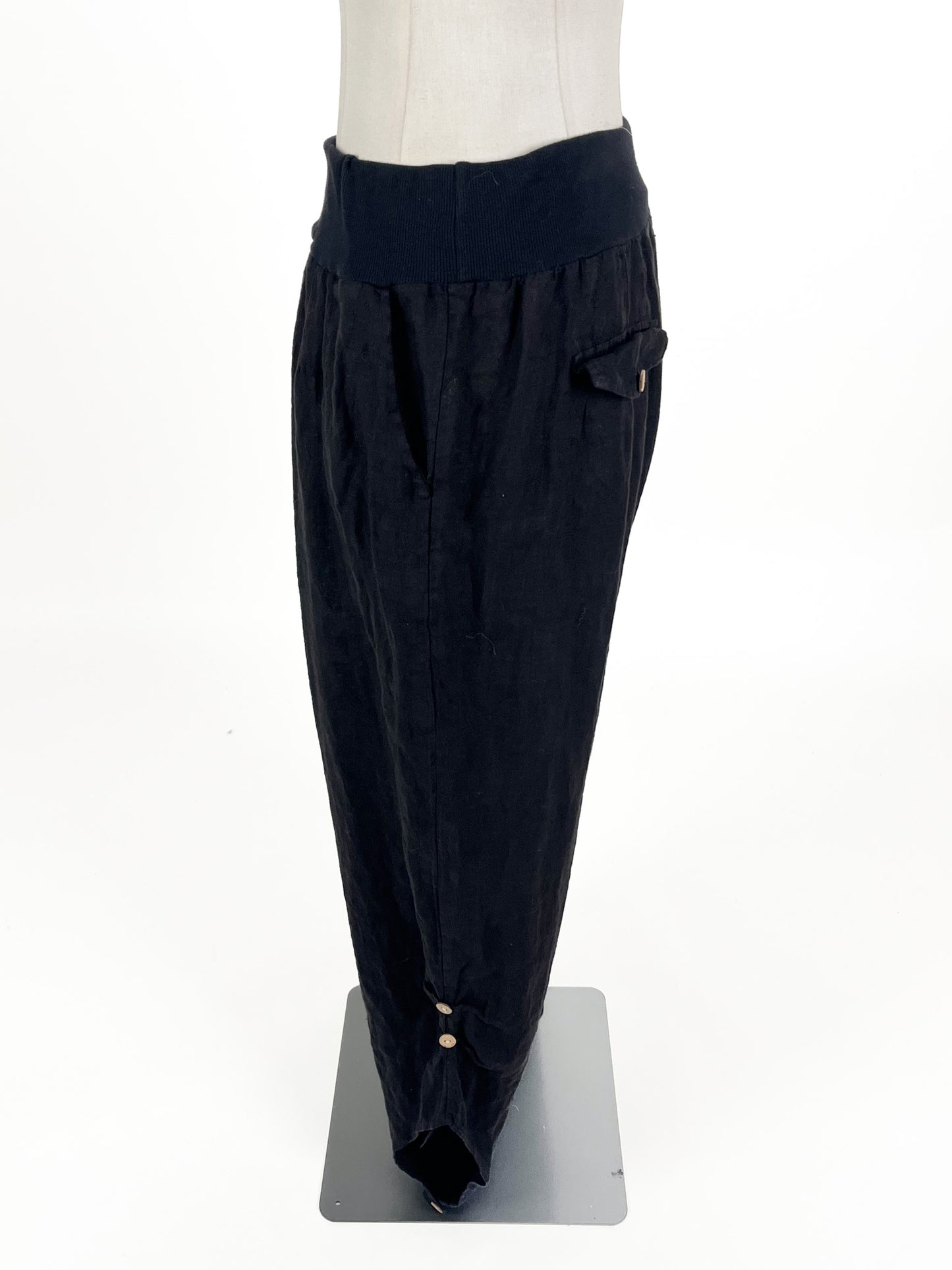 Helga May | Black Casual Pants | Size L
