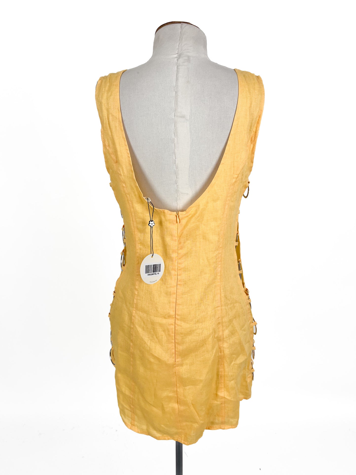 VRG GRL | Yellow Casual/Cocktail Dress | Size 10