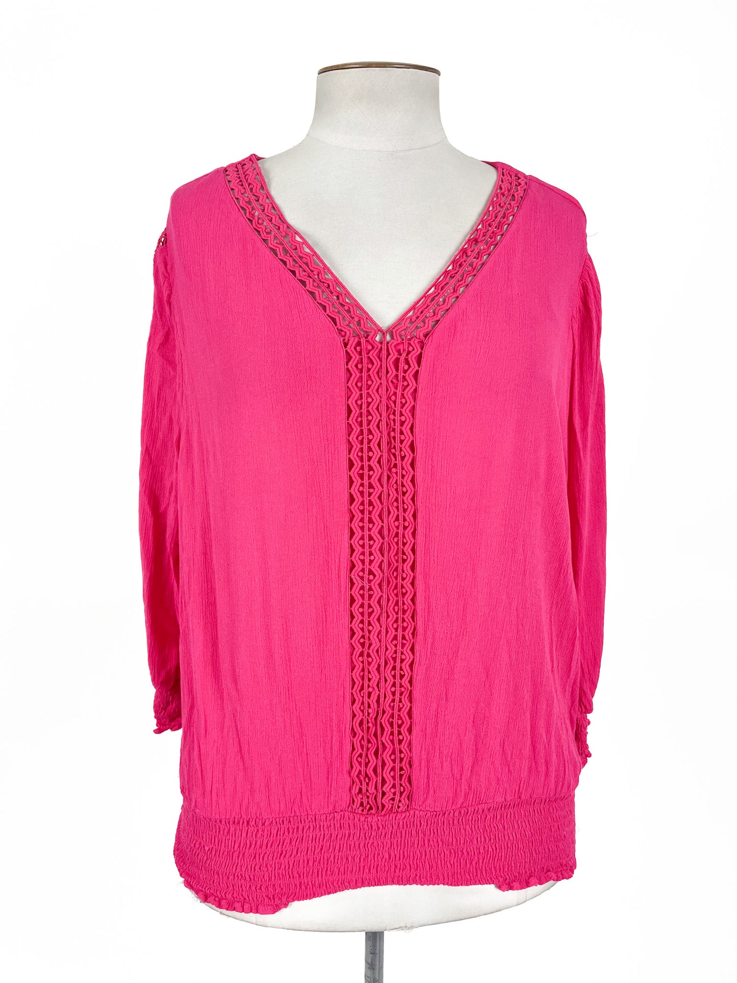 Rockmans | Pink Casual Top | Size 18
