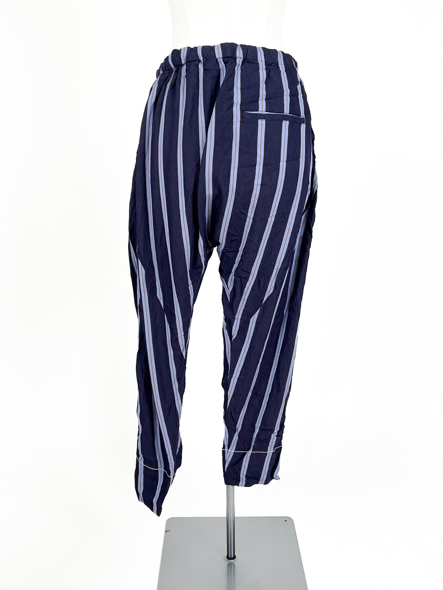 Bassike | Navy Casual Pants | Size M