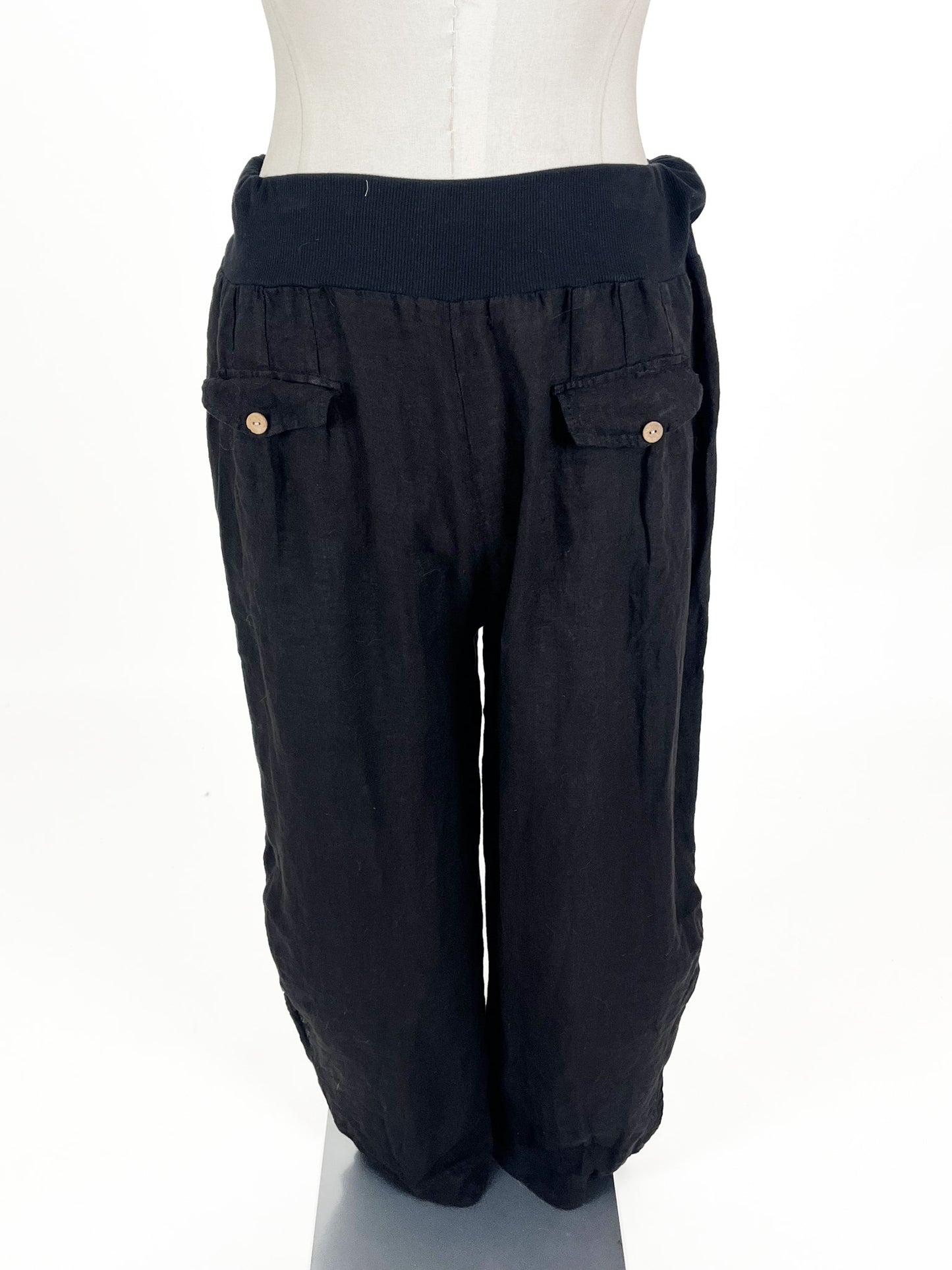 Helga May | Black Casual Pants | Size L