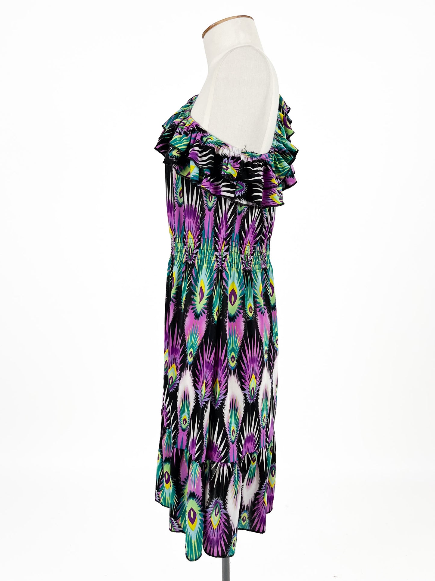 Quick Brown Fox | Multicoloured Casual Dress | Size 10