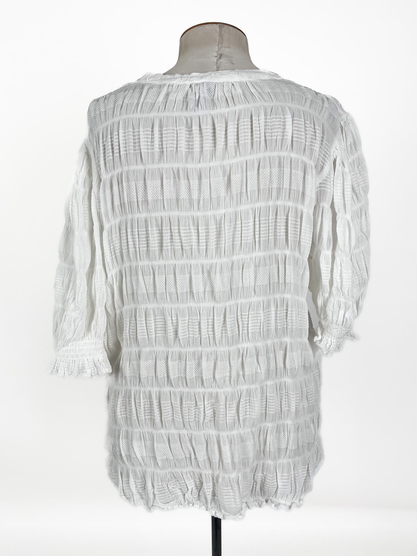 Seeking Lola - White Blouse (Size 18)