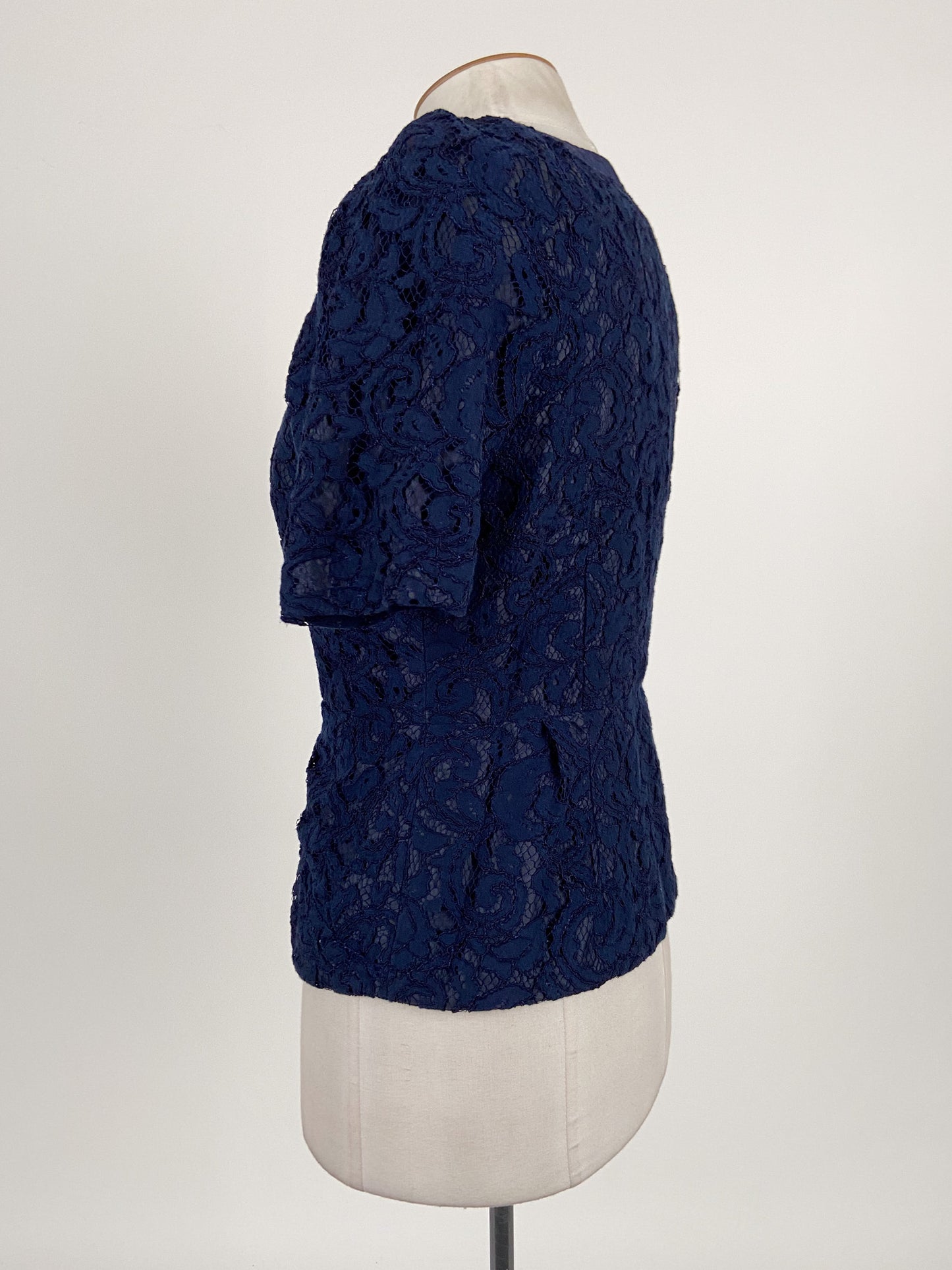 Veronika Maine | Navy Casual/Workwear Top | Size 10