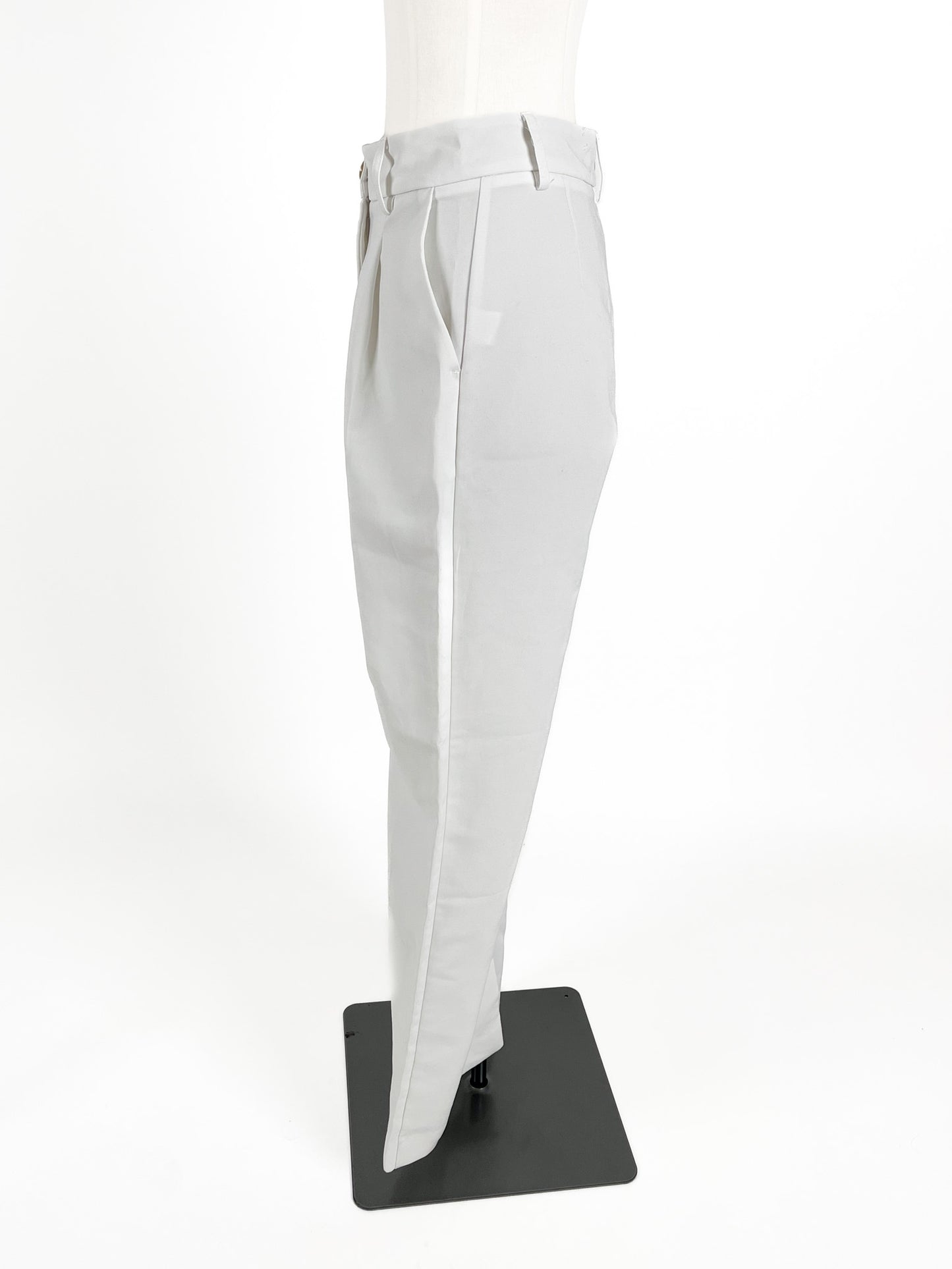 First Muse | White High waisted Wide leg Pants | Size XS