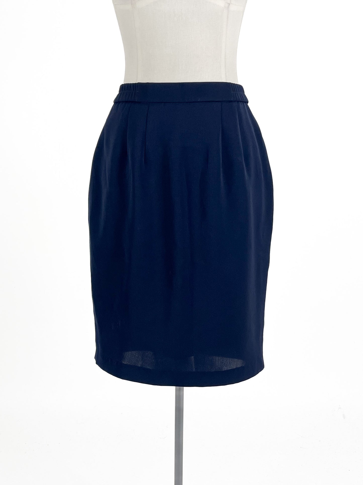 Unknown Brand | Navy Workwear Skirt | Size 8-10