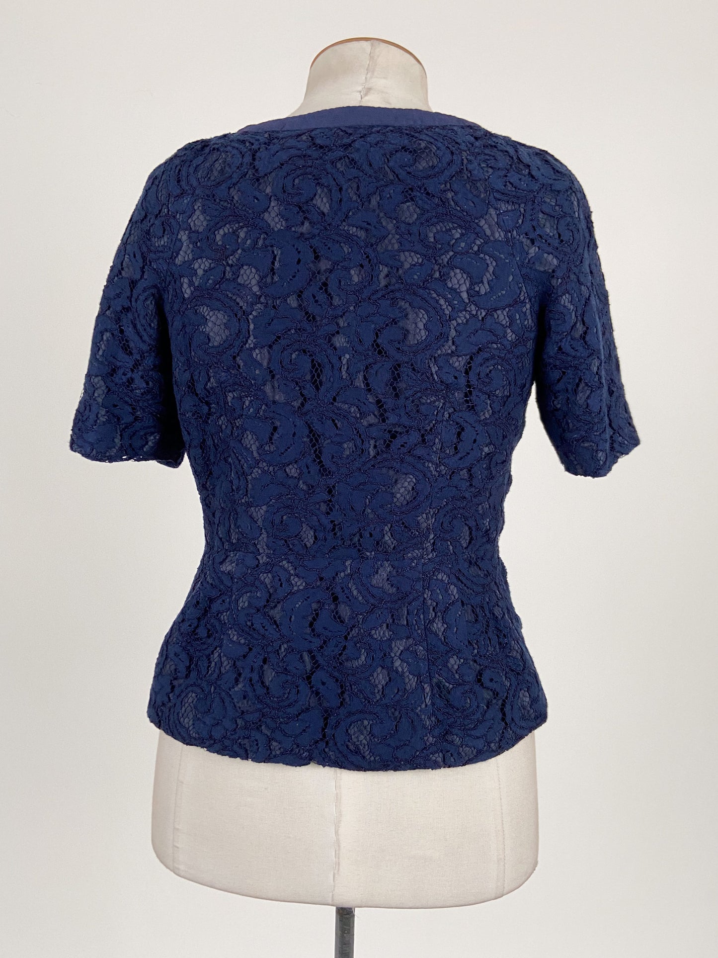 Veronika Maine | Navy Casual/Workwear Top | Size 10