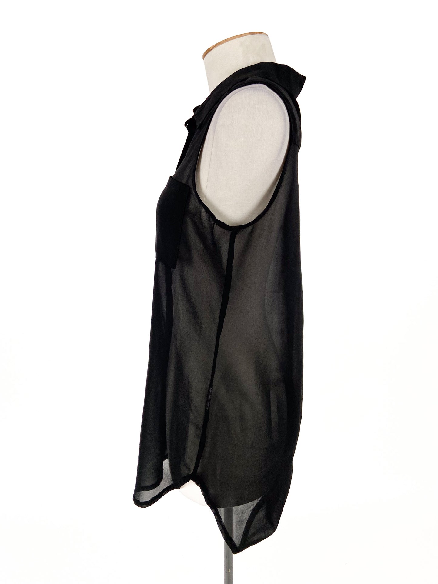 Pagani | Black Casual Top | Size 8