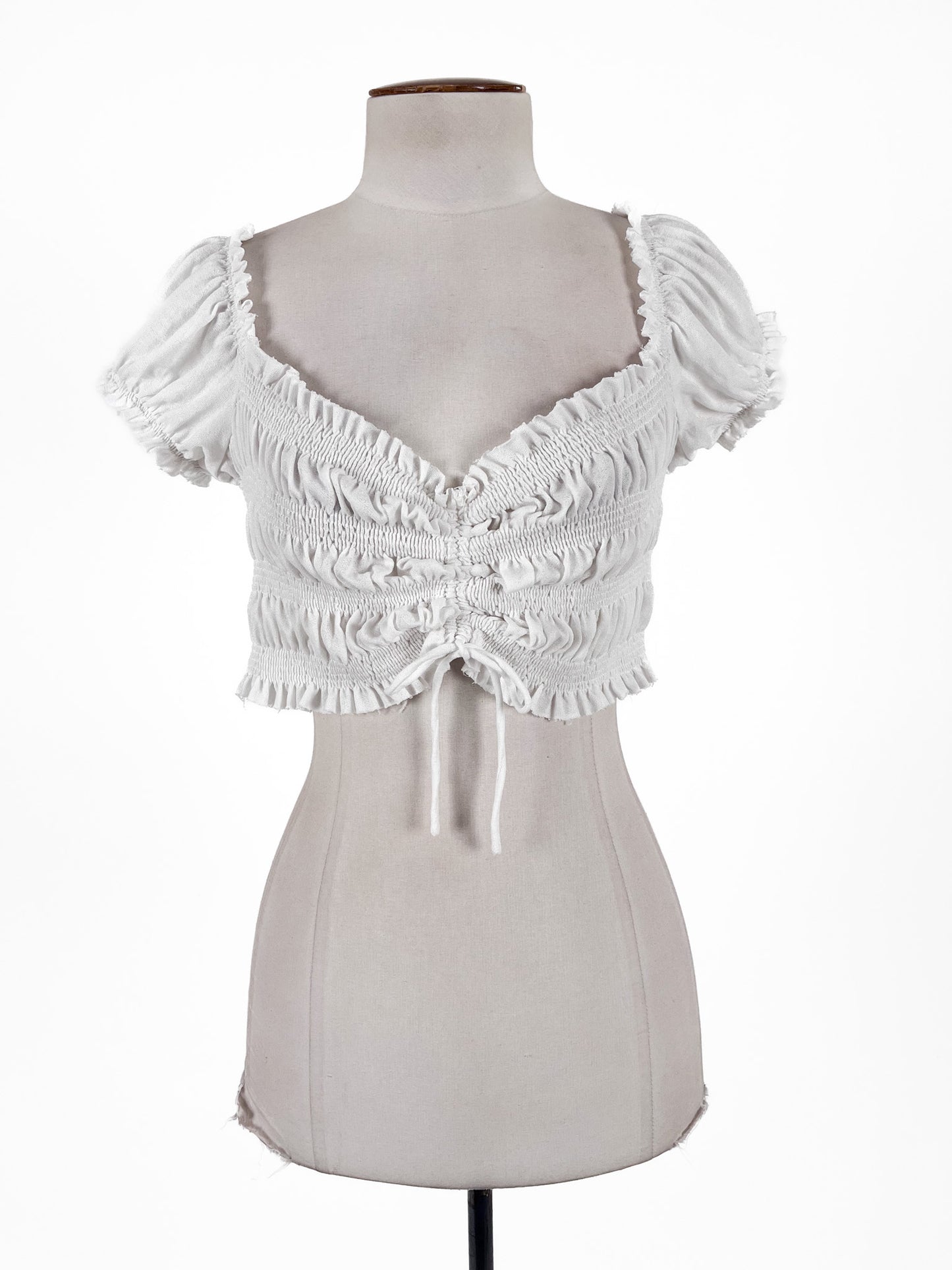 Princess Polly | White Casual Top | Size 8