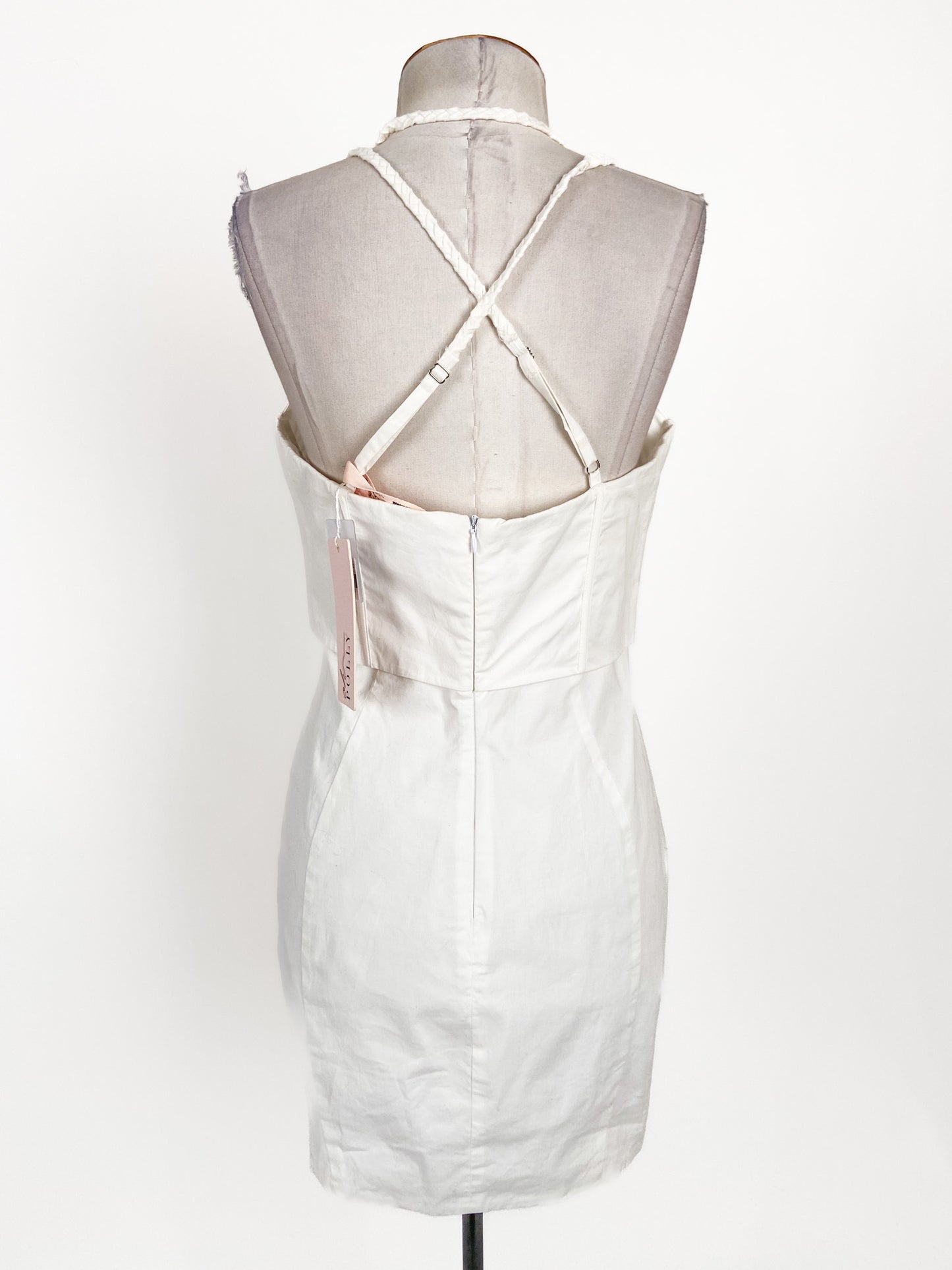 Oh Polly | White Cocktail Dress | Size 12