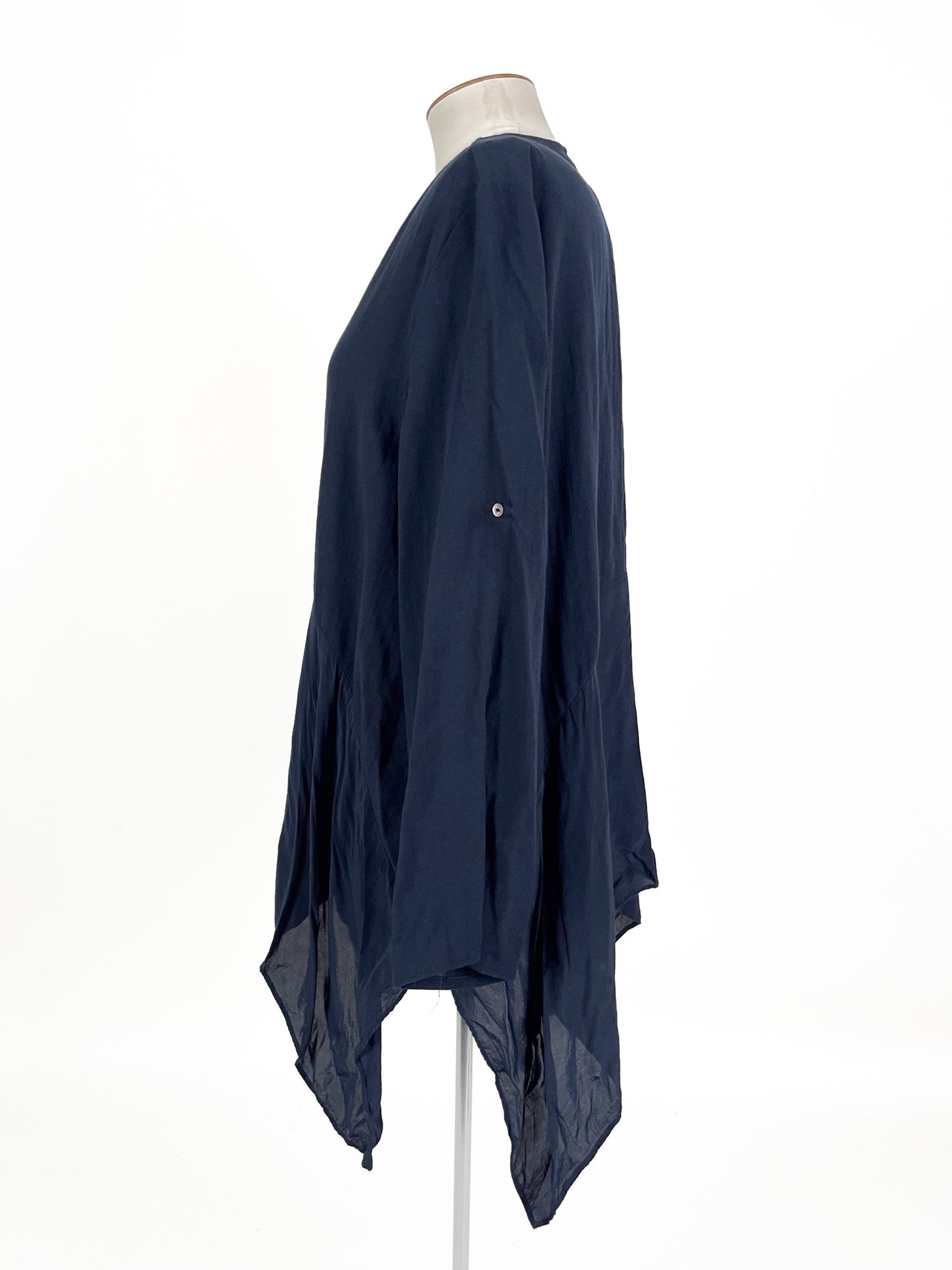 Blue Illusion | Navy Top | Size L