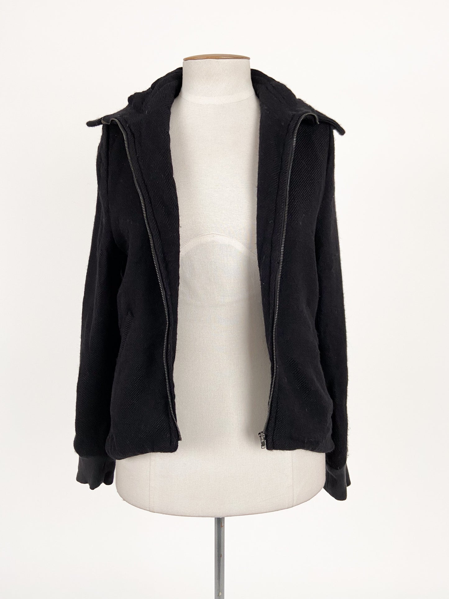 Bassike | Black Casual Jacket | Size 8