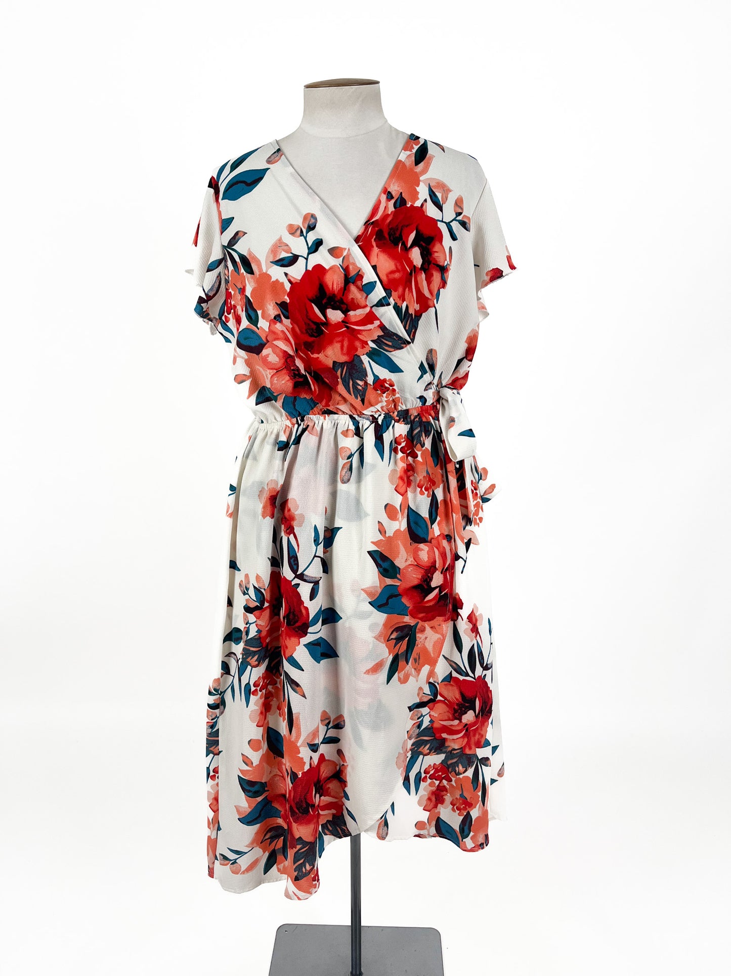 Scobe - White Midi Dress (Size XL)
