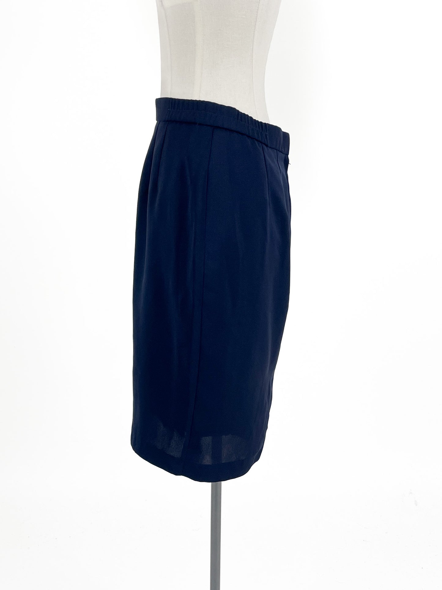 Unknown Brand | Navy Workwear Skirt | Size 8-10