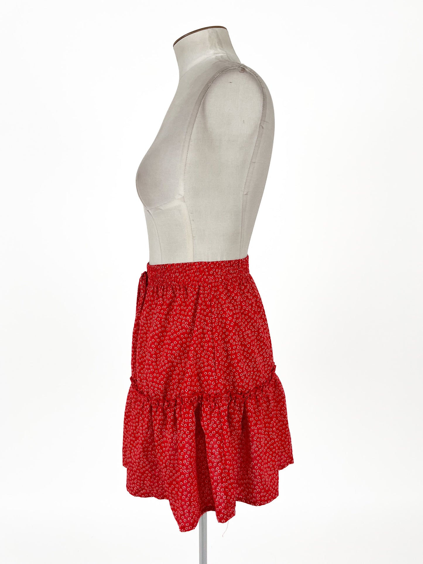 Mirrou | Red Casual Skirt | Size 10