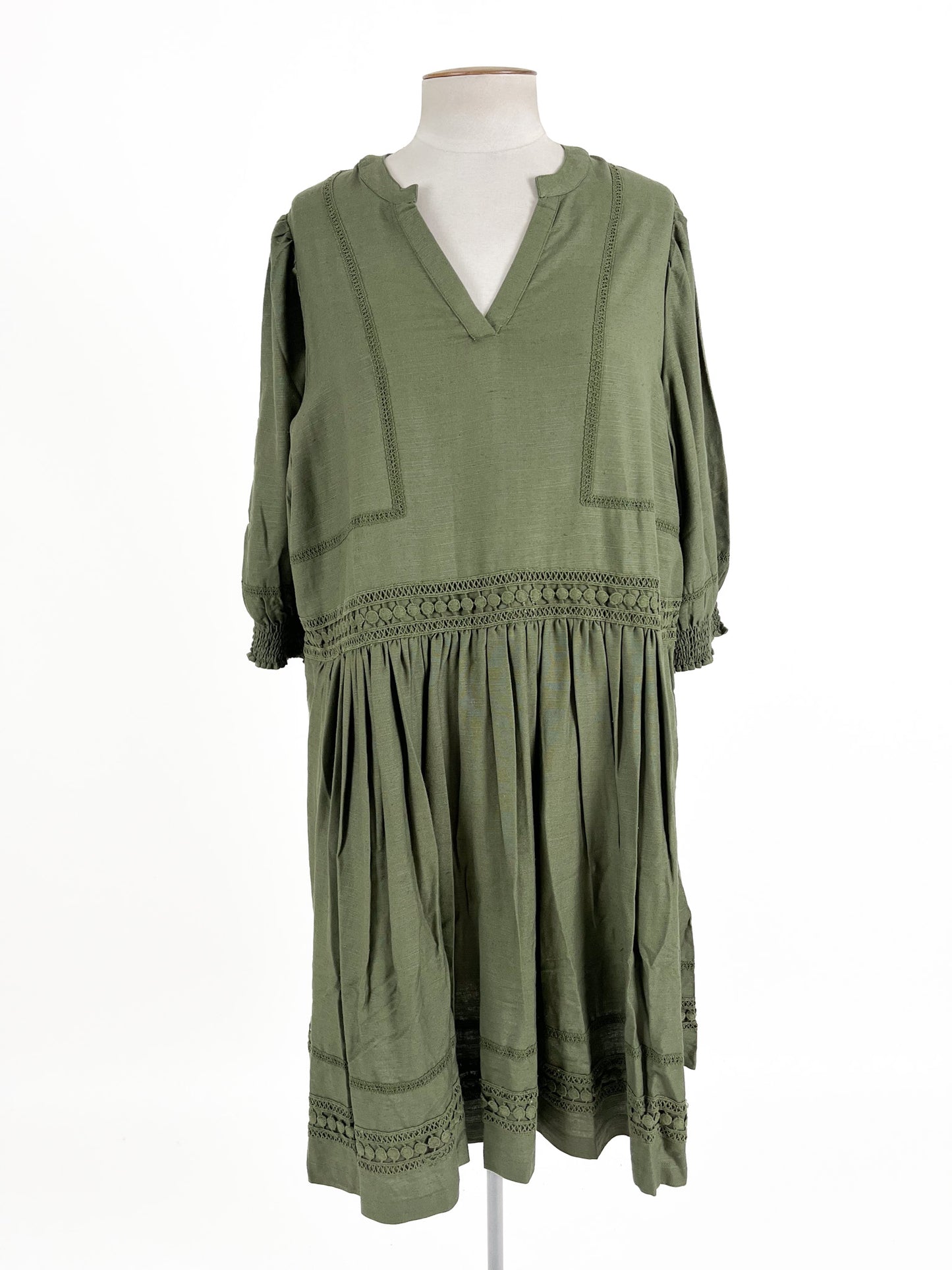 Elm | Green Casual Dress | Size 14