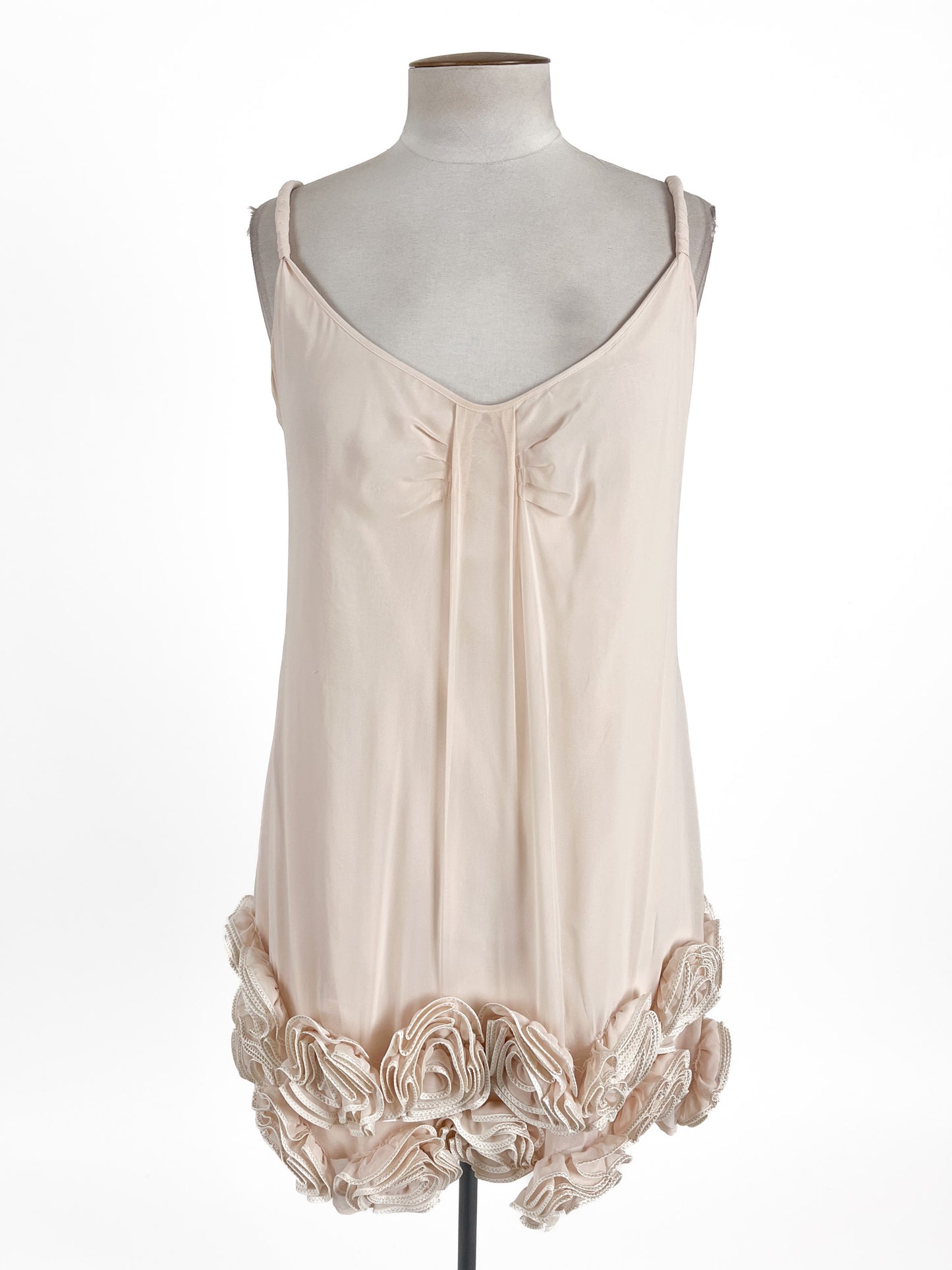 Forever New | Beige Cocktail Dress | Size 16