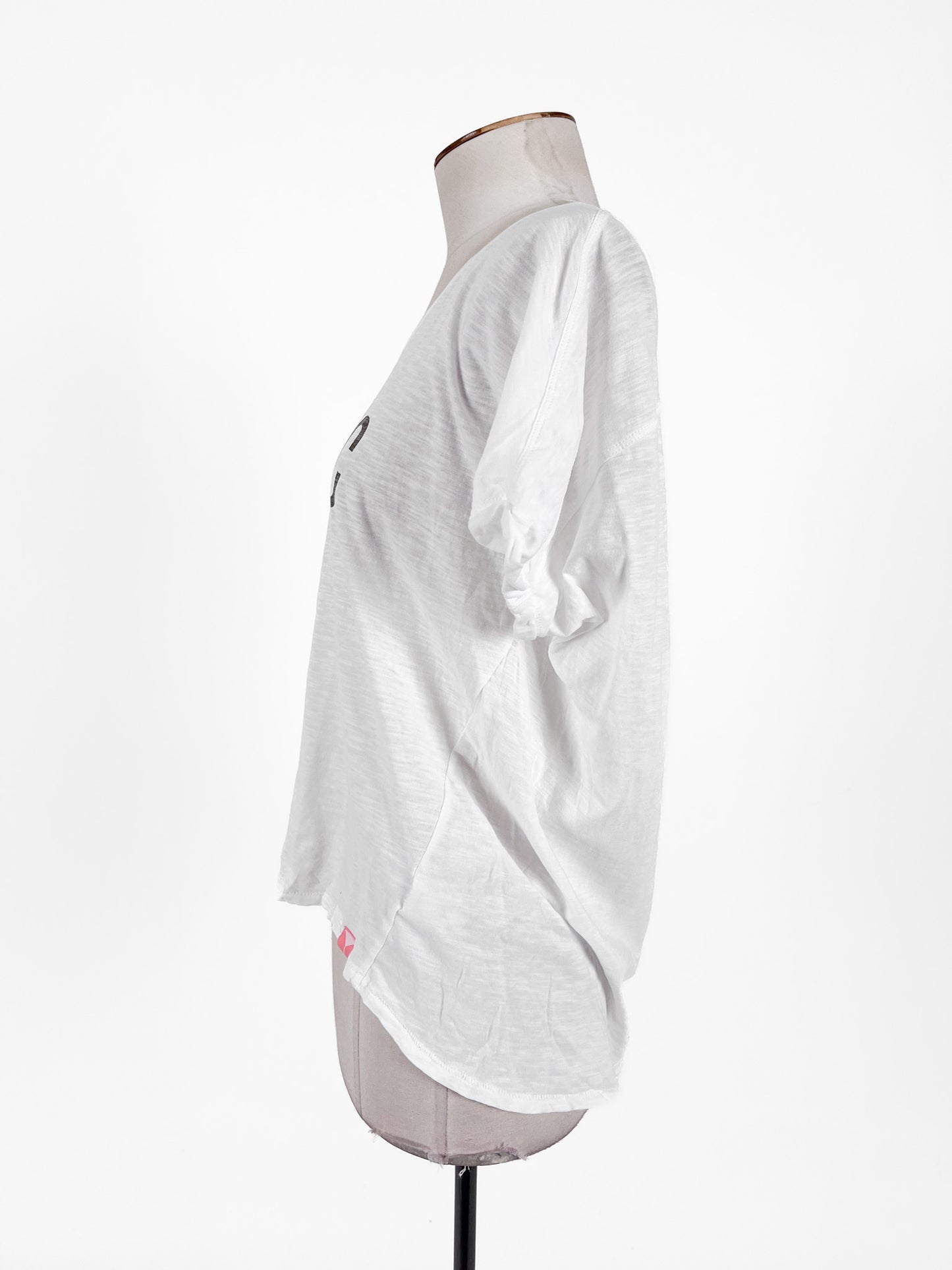 Martini Tees | White Casual Top | Size S/M