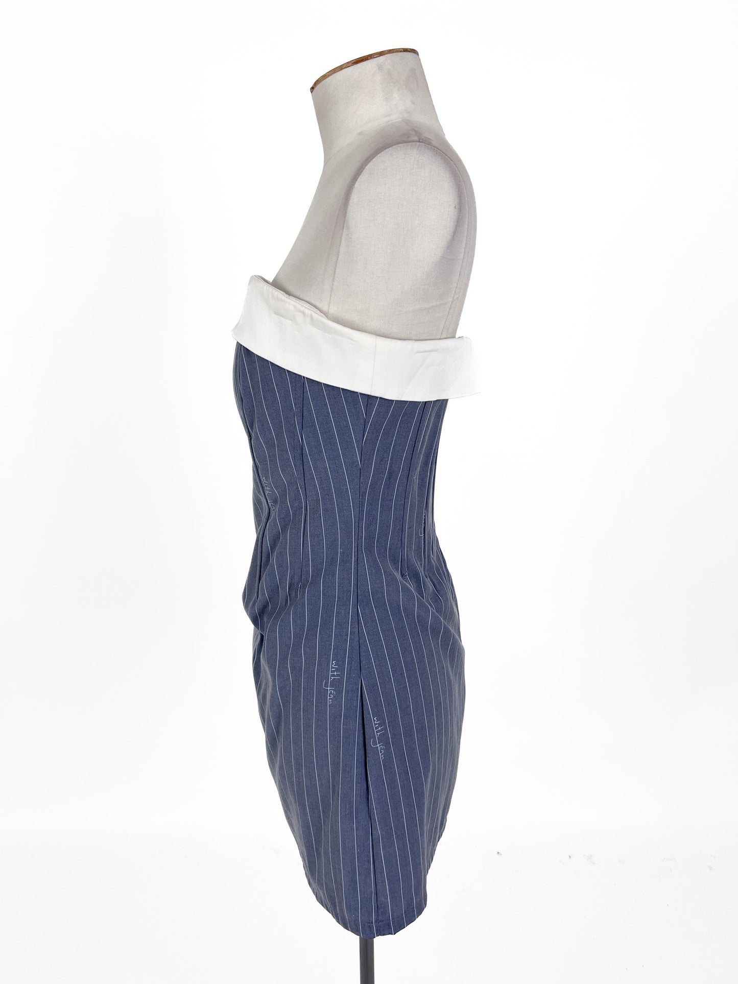 With Jean | Navy Cocktail Dress | Size S