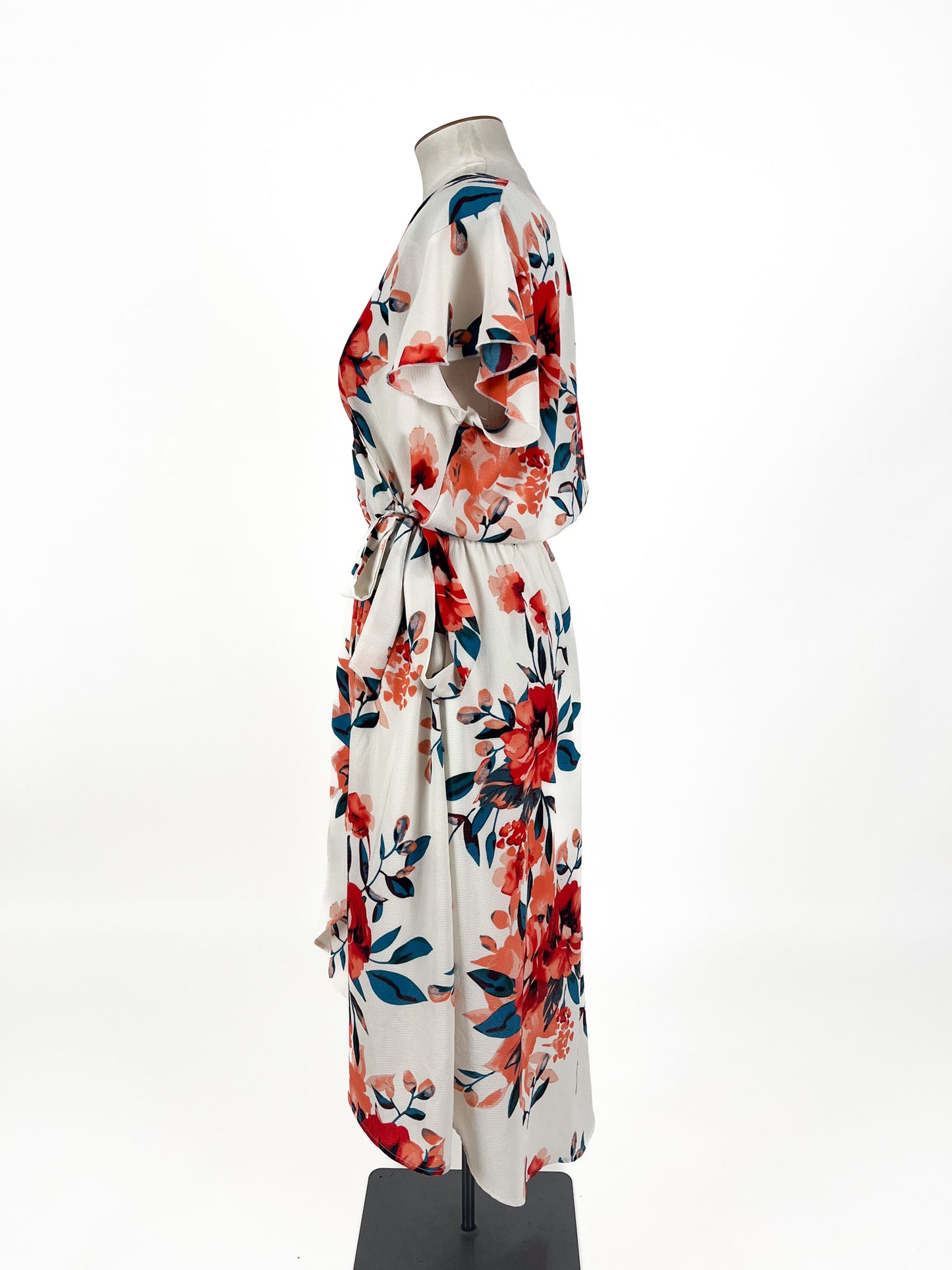 Scobe - White Midi Dress (Size XL)