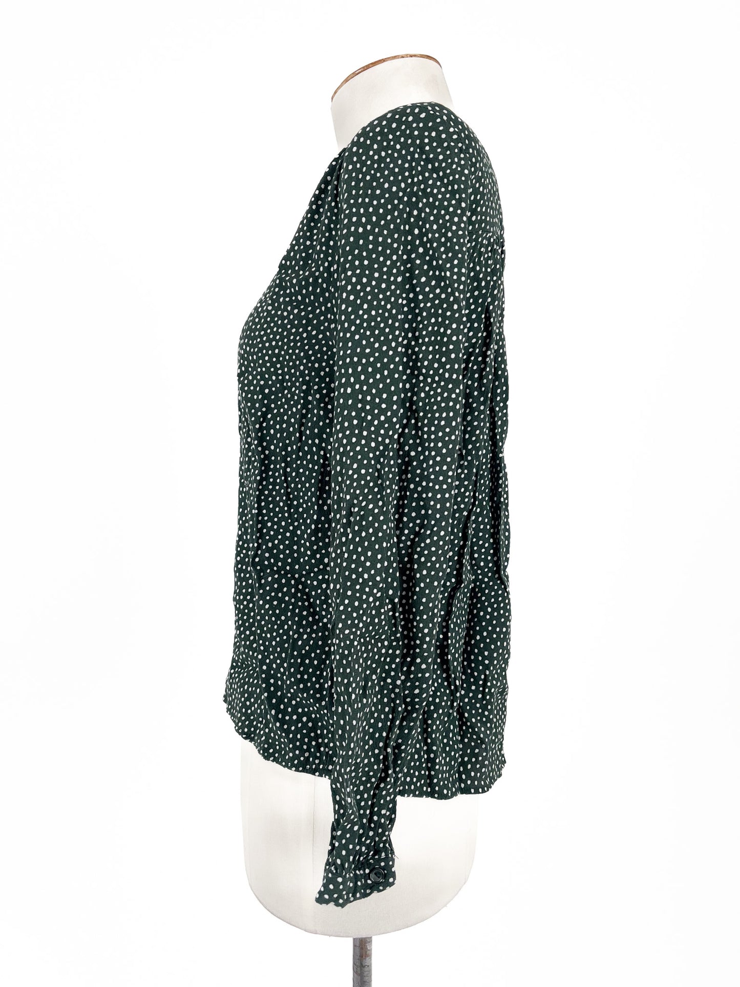 H&M | Green Workwear Top | Size 8