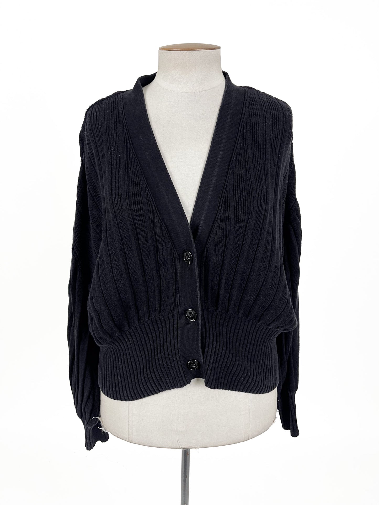 Mineral - Black Cardigan (Size L)