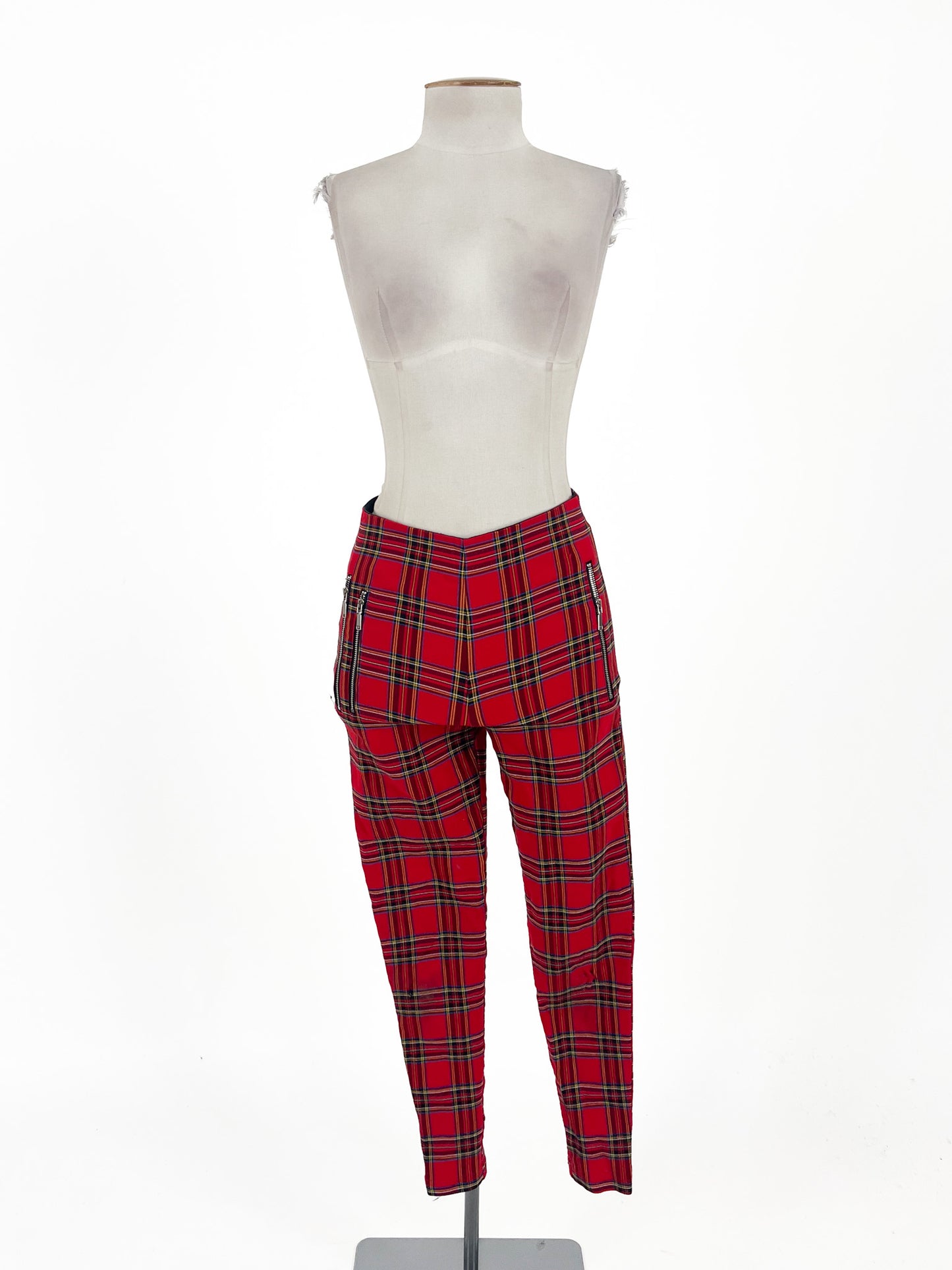 Zara | Red Skinny Pants | Size XS