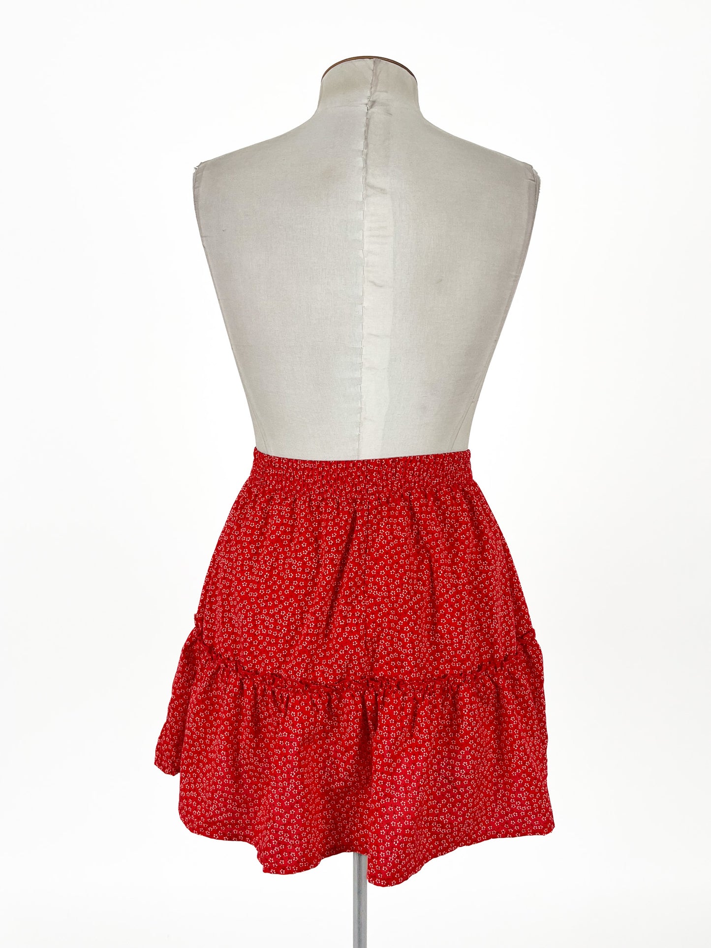 Mirrou | Red Casual Skirt | Size 10