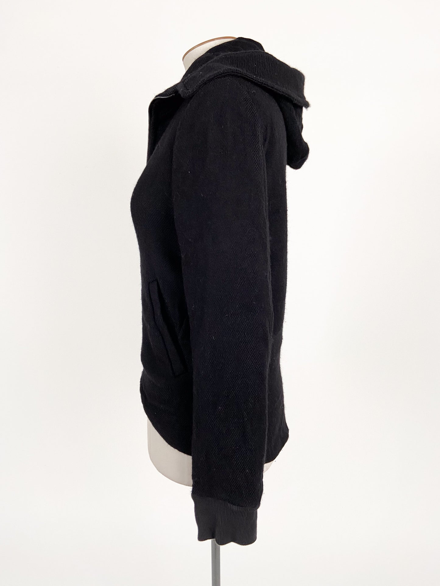 Bassike | Black Casual Jacket | Size 8